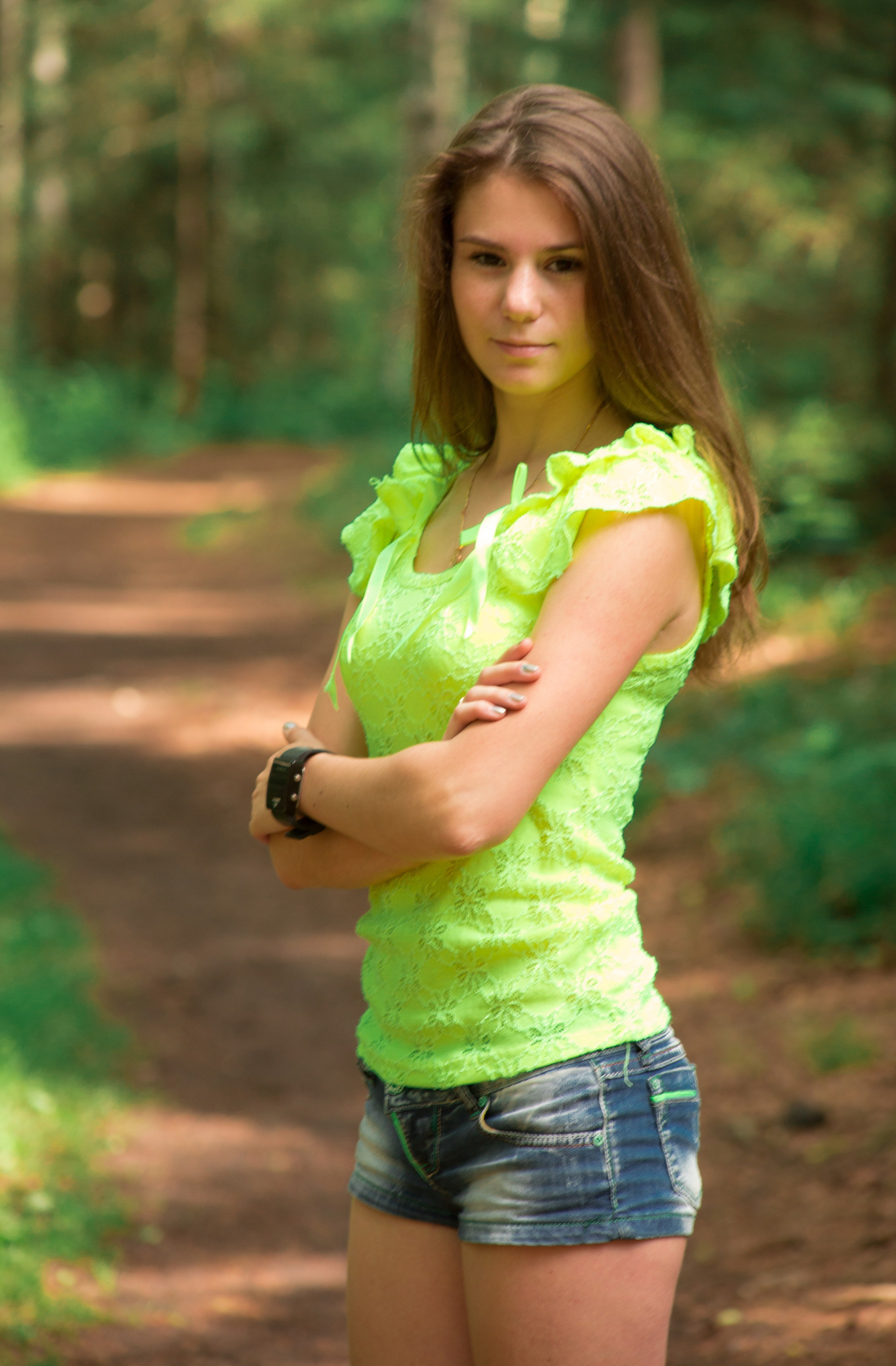 Катя. Летний портрет. Фотограф Пермь. Фотосессия в фотостудии Перми и на свежем воздухе