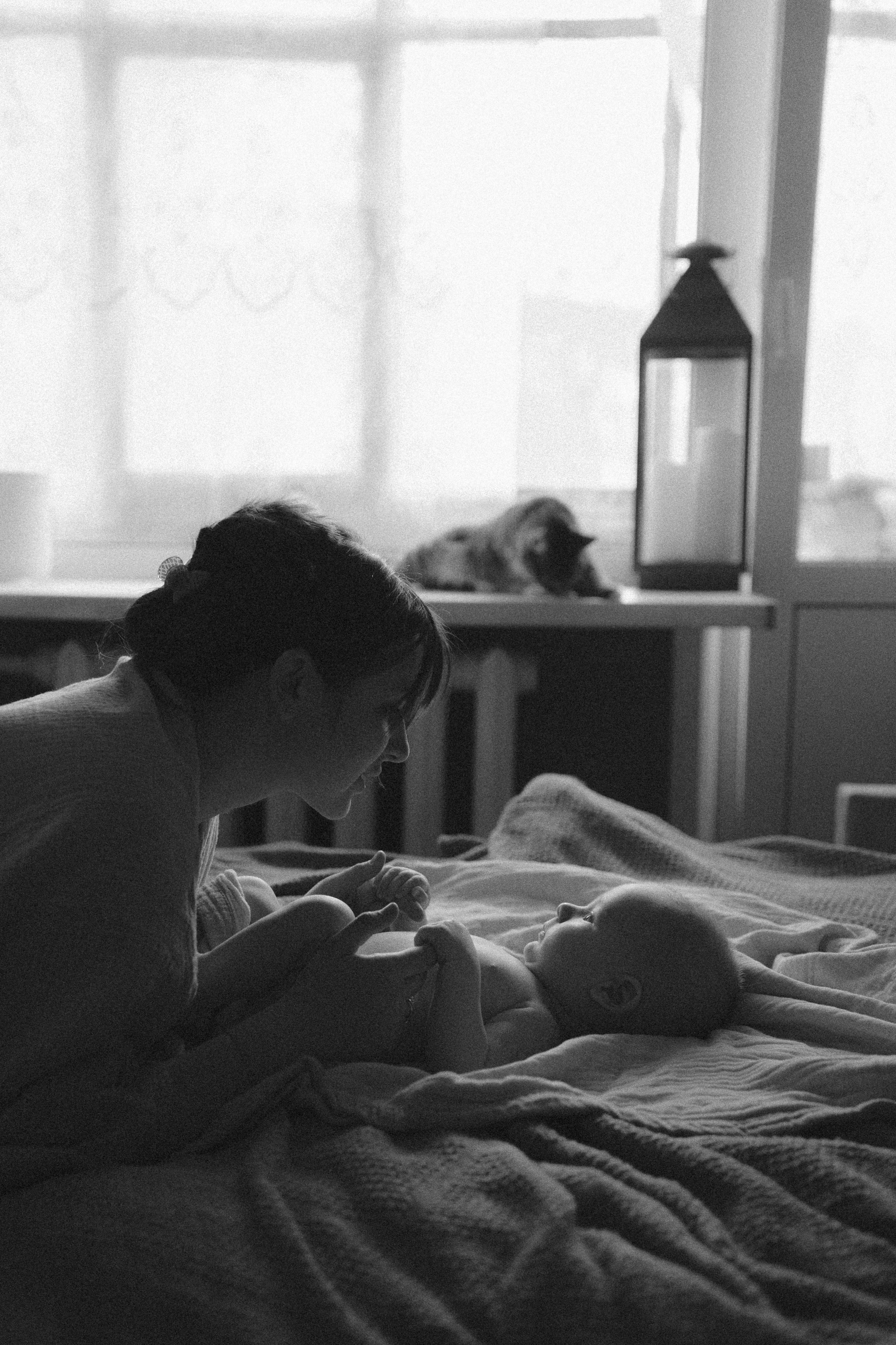 Саша, Лена и Федя. Семейный фотограф • Домашние съемки в Нижнем Новгороде