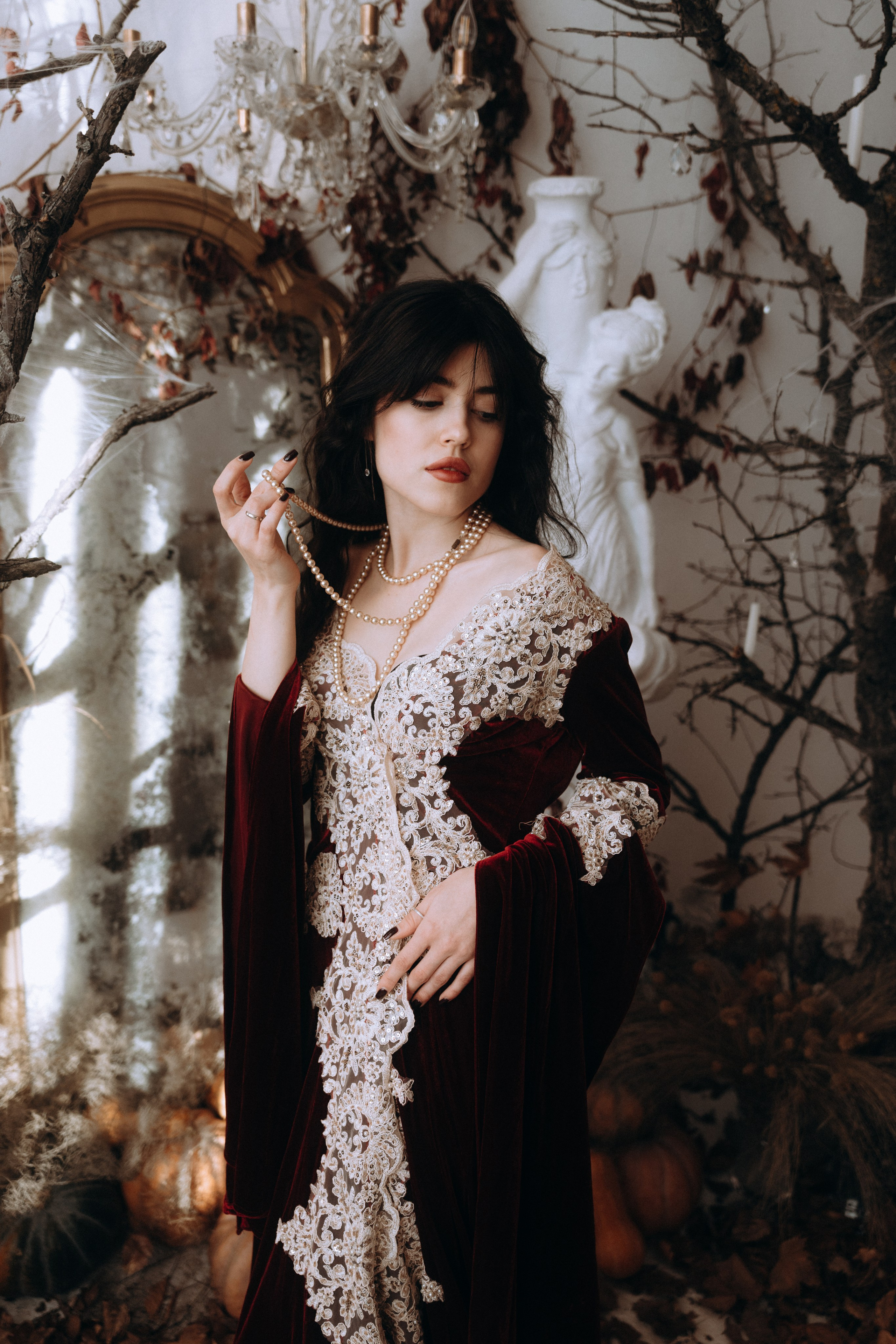 Готическая фотосессия в фотостудии. Портретный свадебный фотограф Крым | Евгения Щитенко