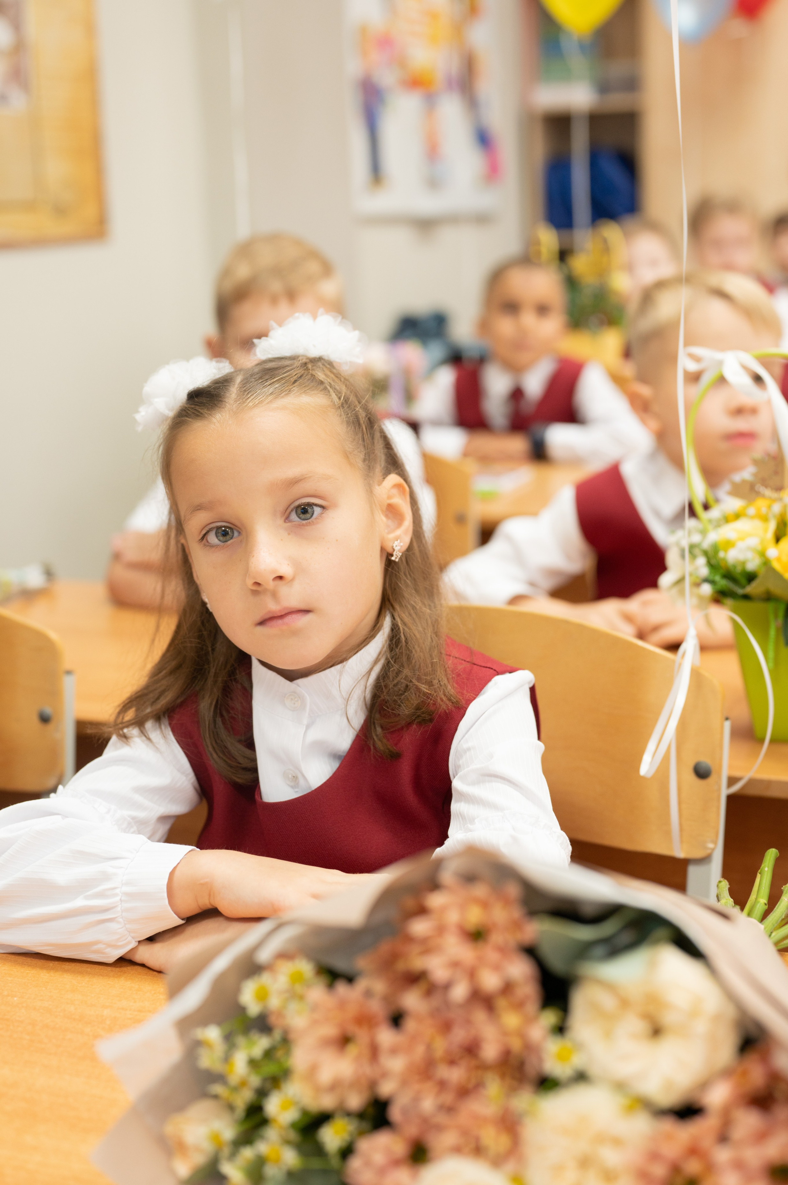 1 сентября 1 К 16 гимназия репортаж, линейка +в классе. Фотограф новорожденных, семейный детский в Тюмени Татьяна Морозова