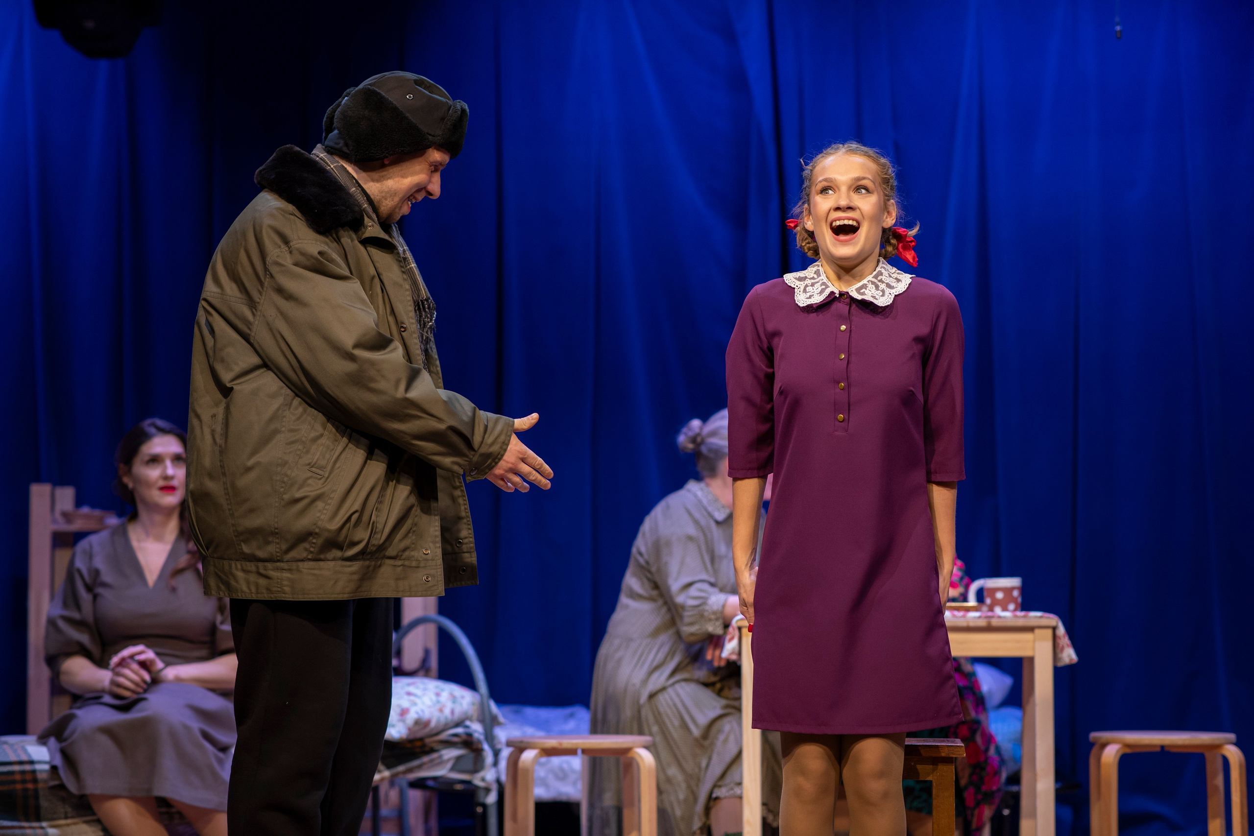 «Девчата», спектакль театральной студии «Дом». Фотограф Сергей Ловкий