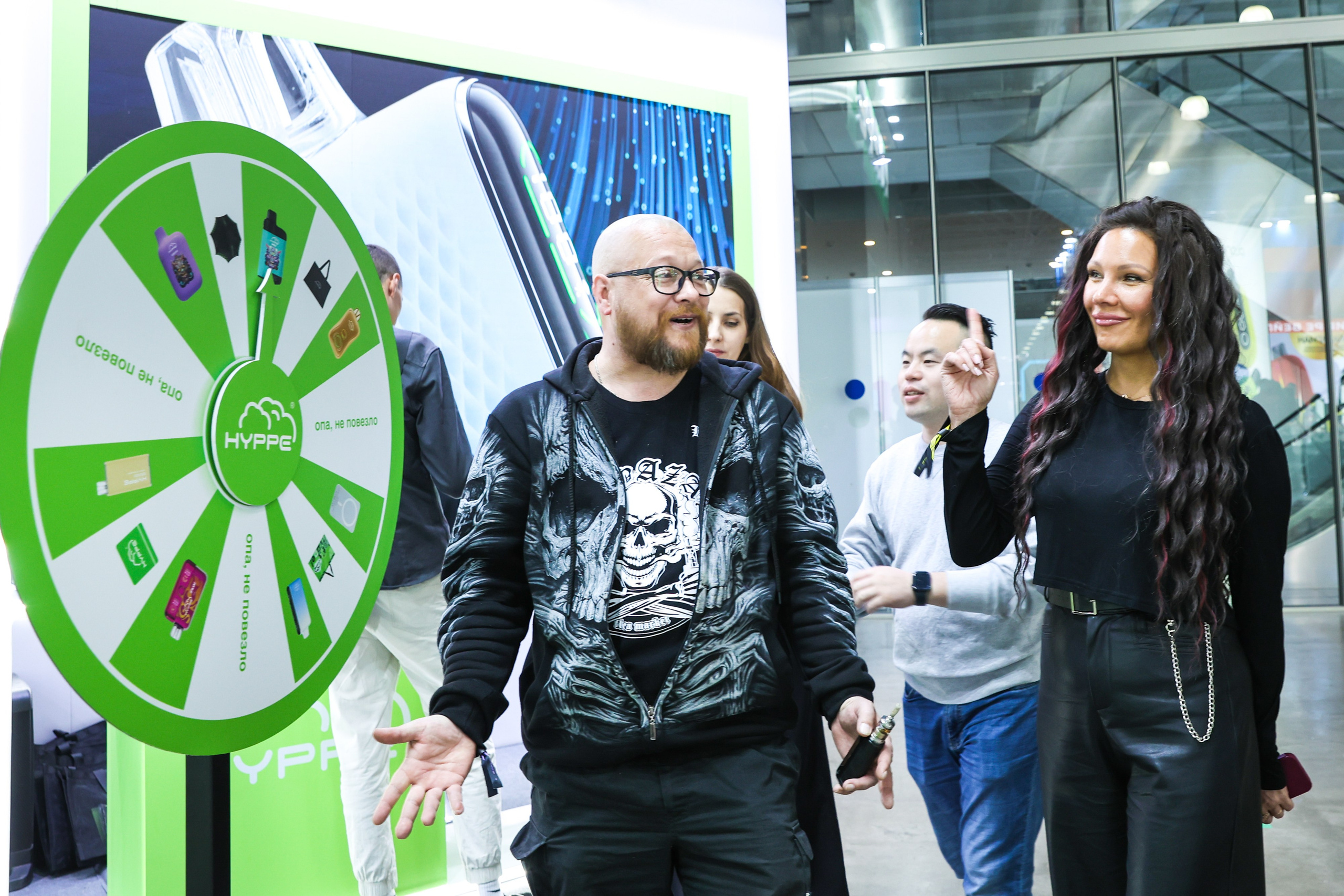 Стенд Hyppe на Vape Club Show. Фотограф Дарья Попова