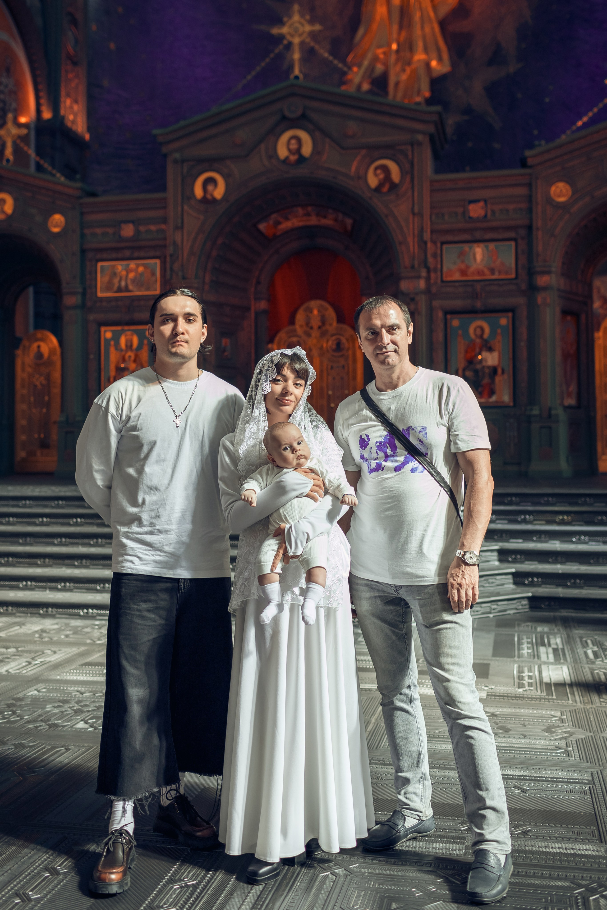 Крещение в Храме Вооруженных Сил России. Профессиональный фотограф в Москве и Мо Мария Шантарёва