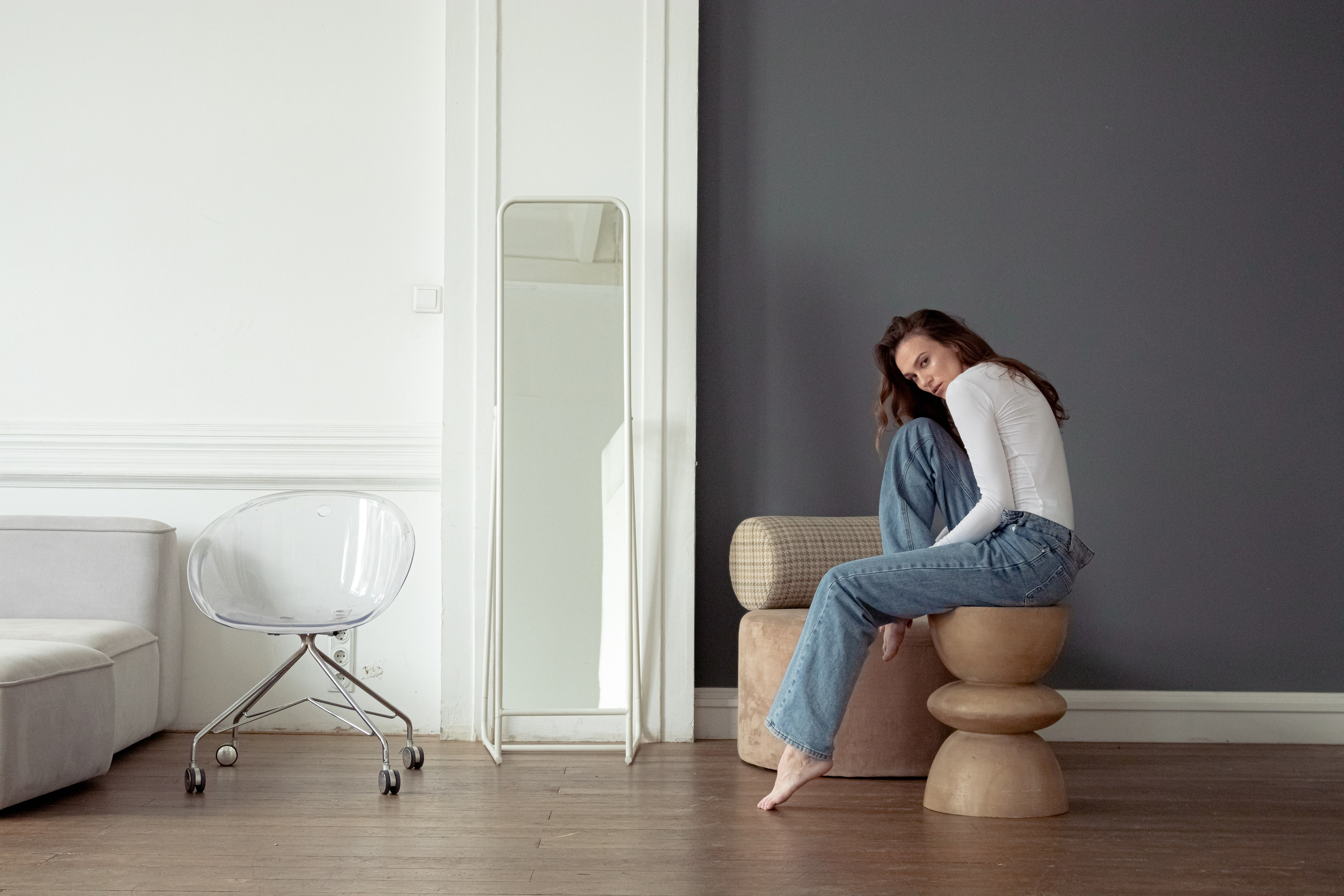 Фотокарточки с воркшопа на котором Анхен показывала мастерство позиров. Портретный и пейзажный фотограф Никита Павлов