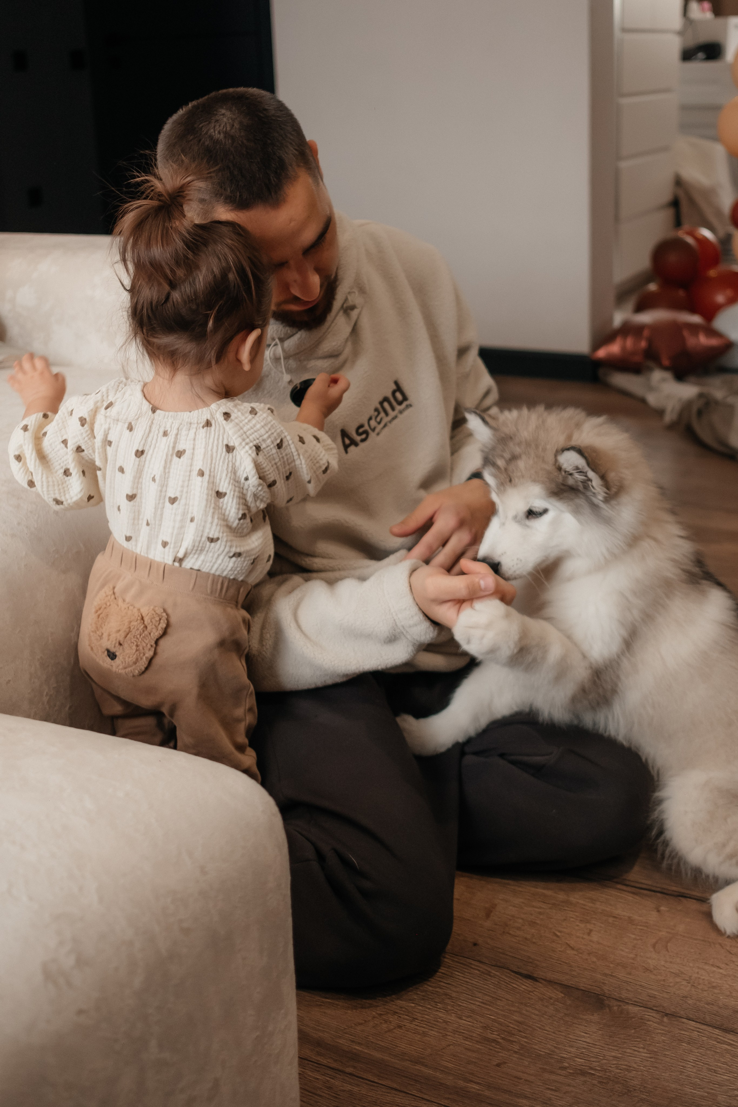 Катя, Саша и Еся | домашняя съемка. Фотограф в Новосибирске Диана Ильиных