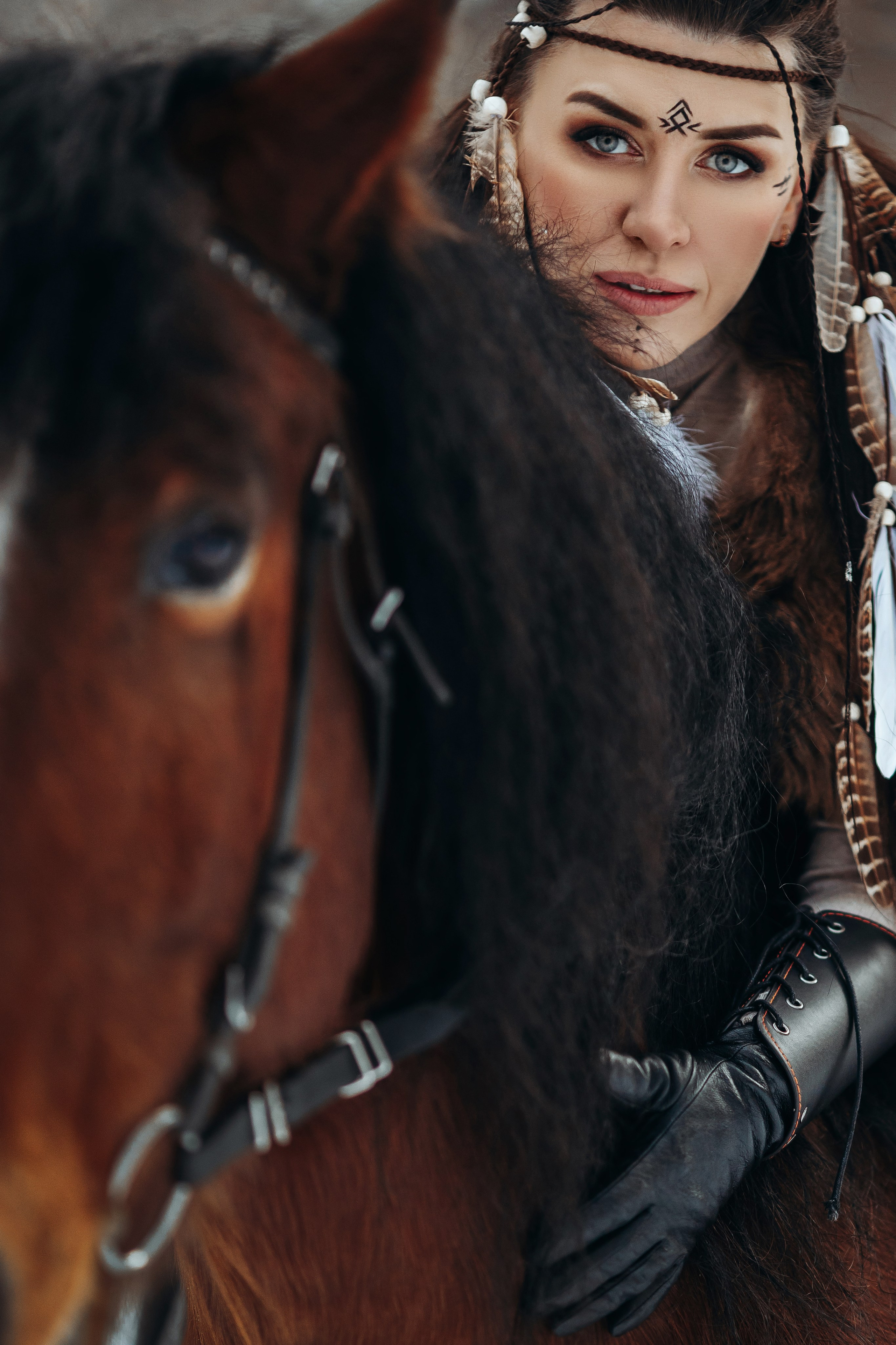 Викинги. Анна Молчанова конный фотограф в Тюмени | фотосессии с лошадьми Тюмень