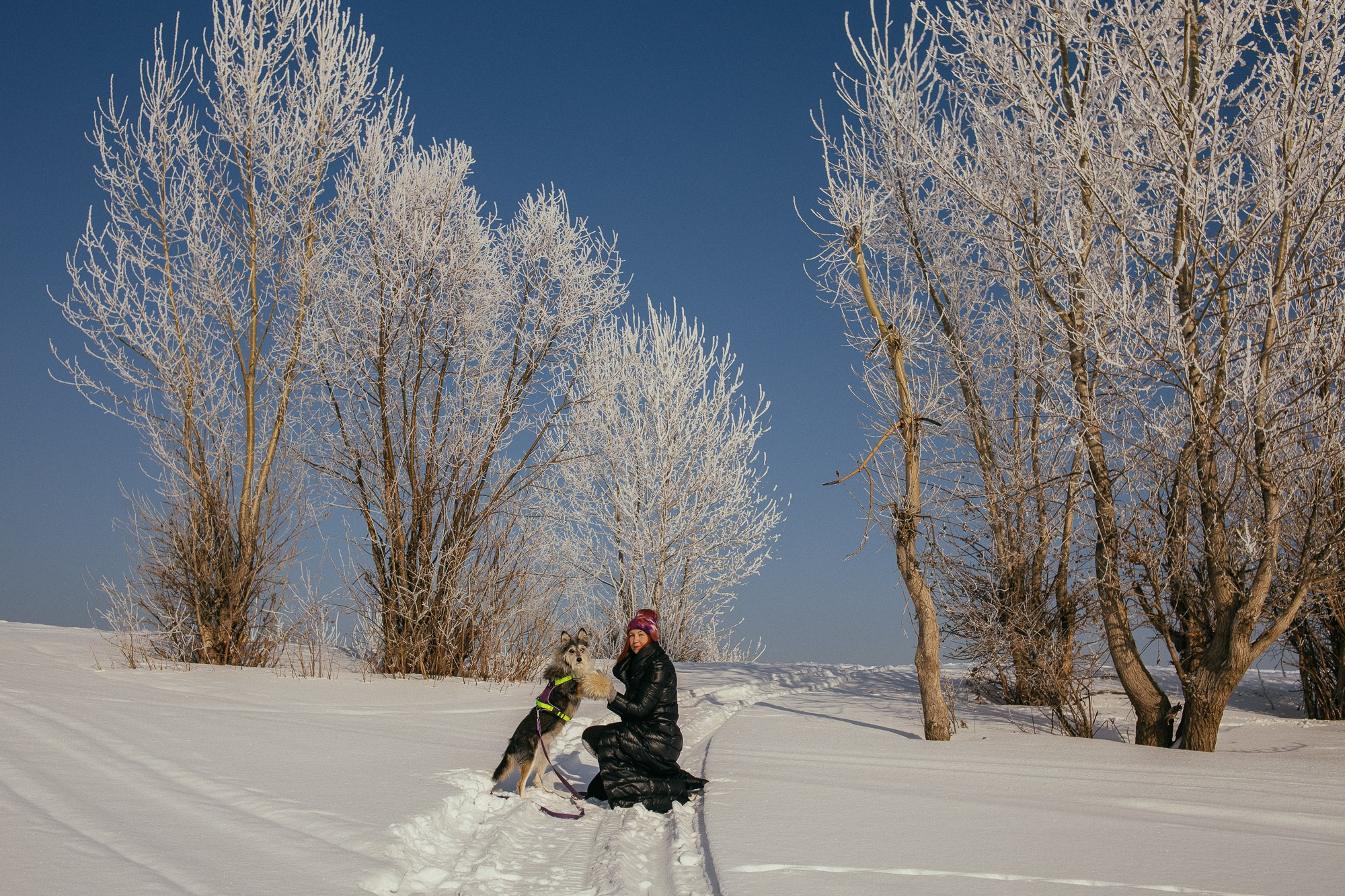Оля и Молли. Фотограф в Новосибирске Евгений Маслов