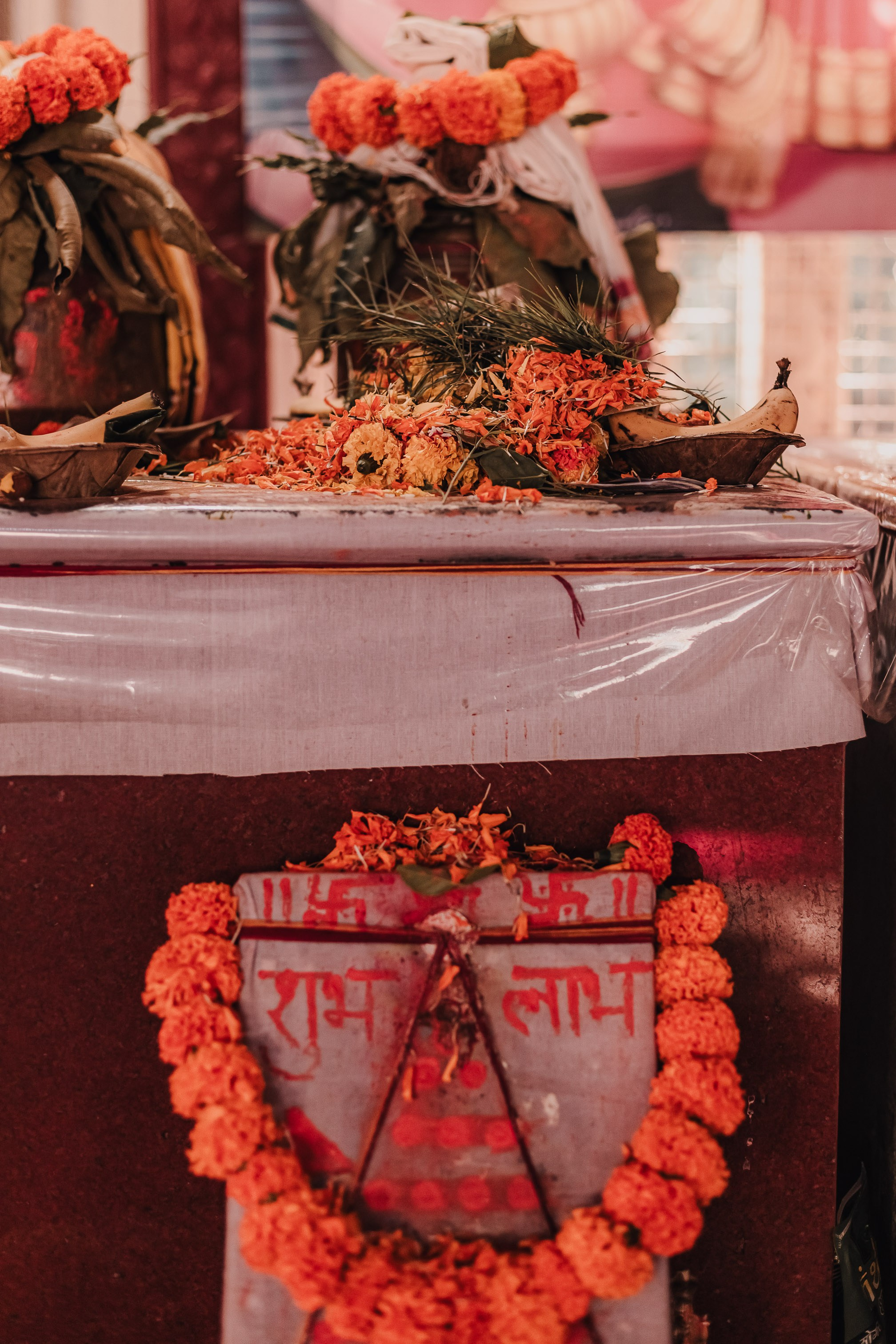 Lakshmi pooja in India. Mariam Bagdasaryan