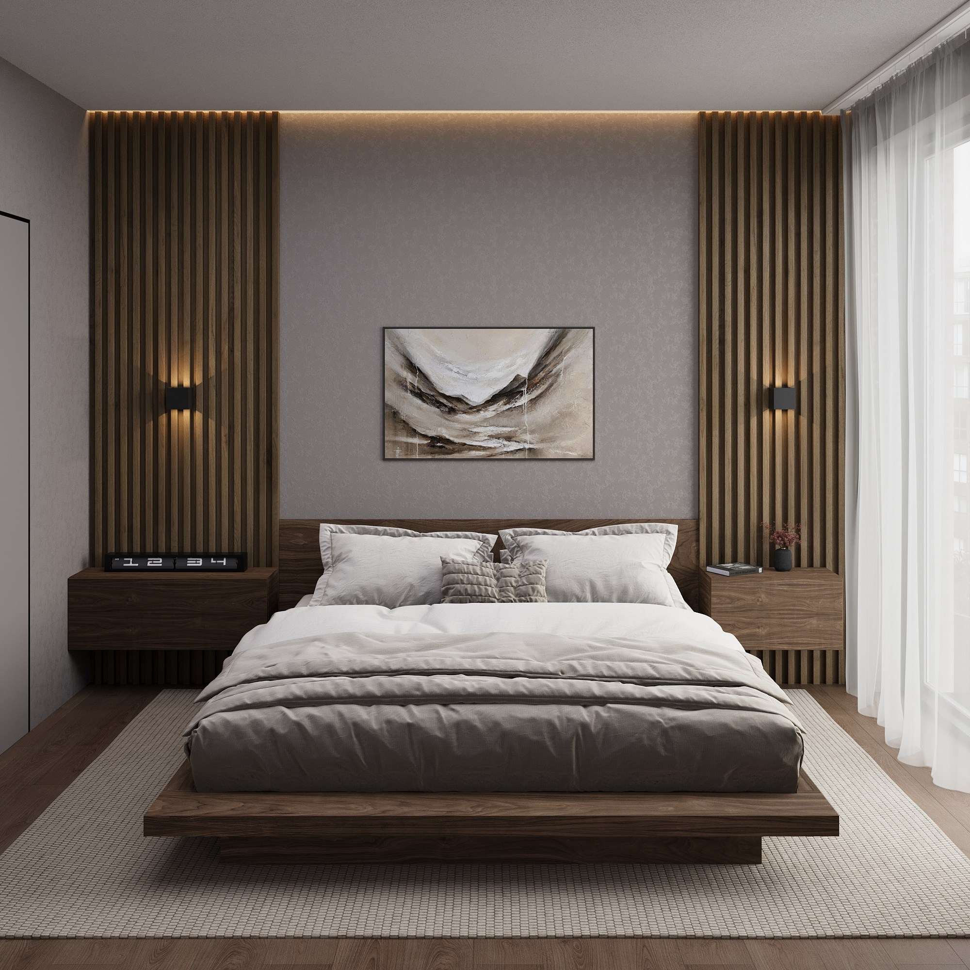 Визуализация спальни. Главная