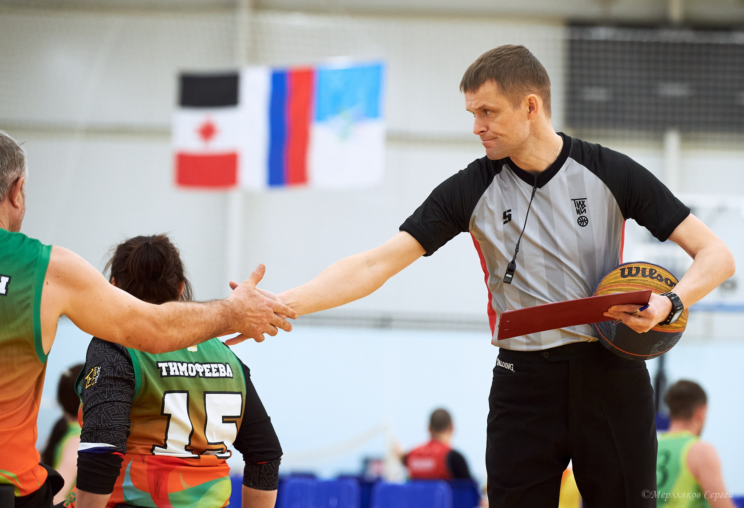 X традиционный Рождественский турнир по баскетболу на колясках. Ижевск. Спортивный репортажный фотограф в Ижевске Сергей Мерзляков