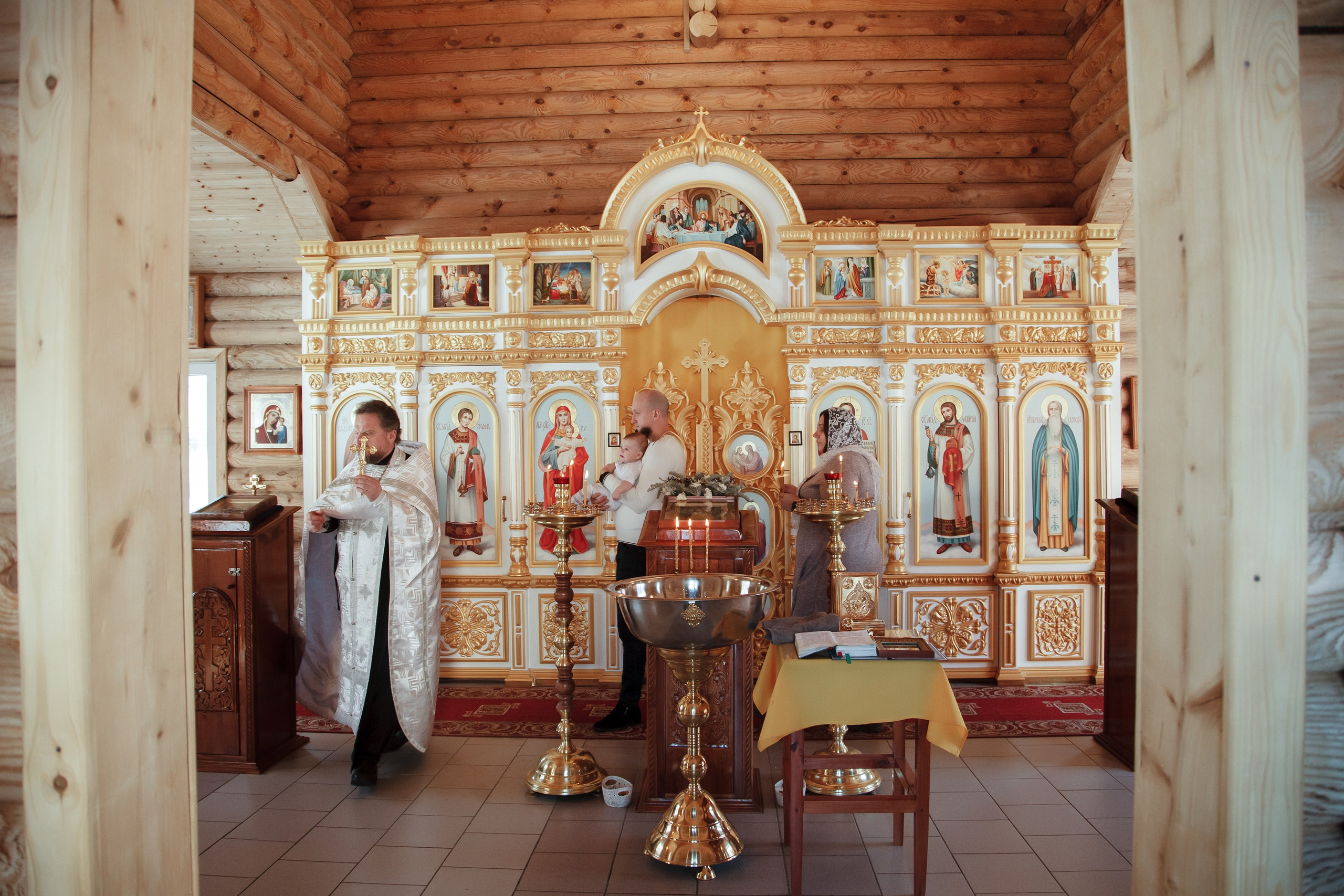 Таинство крещения Дмитрия. Портретный, семейный, свадебный фотограф в Брянске Маргарита Василькова