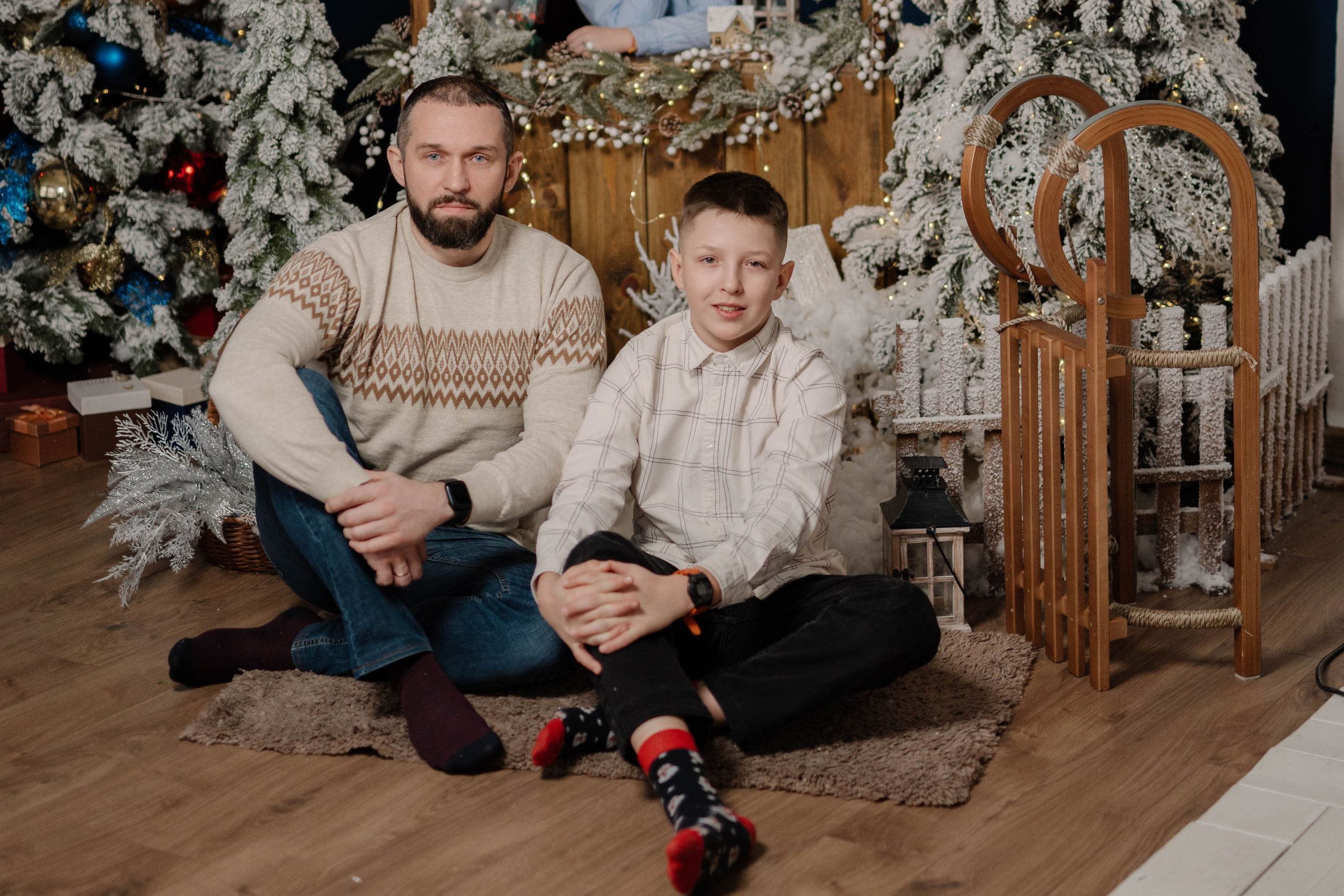 Семейная новогодняя съемка. Свадебный и семейный фотограф в Калуге Анна Киреева