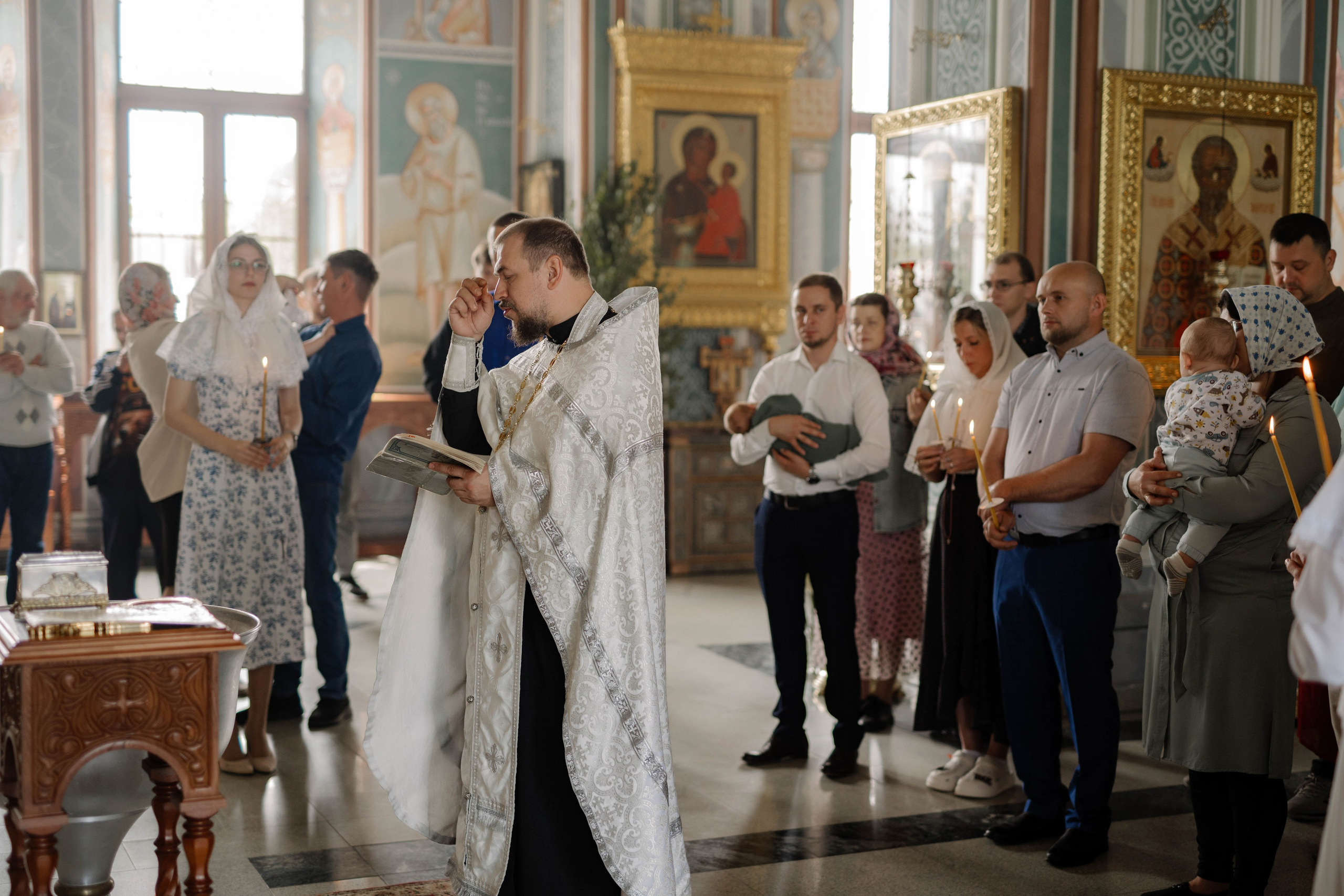 Крещение Мирона. Свадебный и семейный фотограф в Калуге Анна Киреева