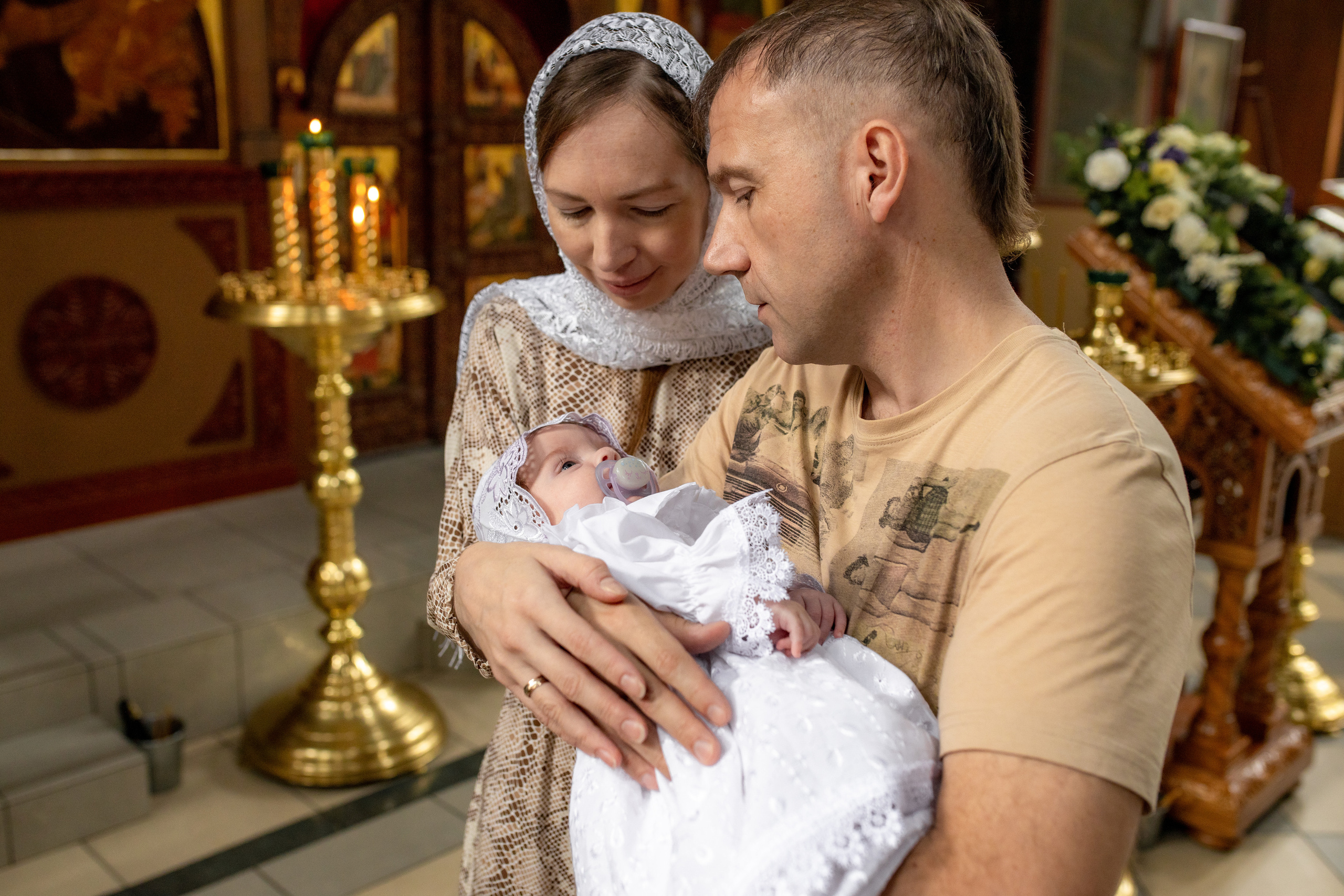 Таинство крещения Вероники. Фотограф в Железнодорожном и Балашихе