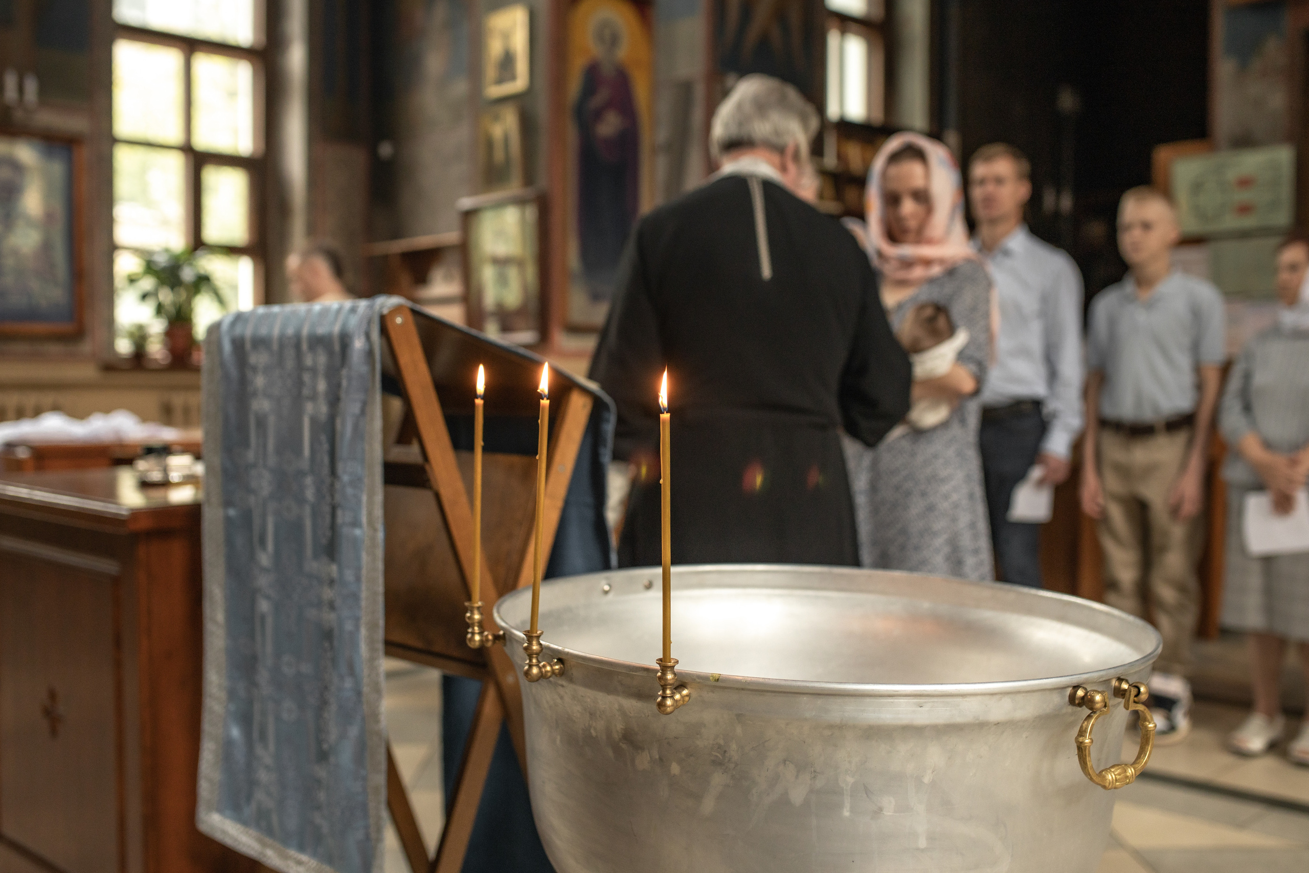 Таинство крещения Вероники. Фотограф в Железнодорожном и Балашихе