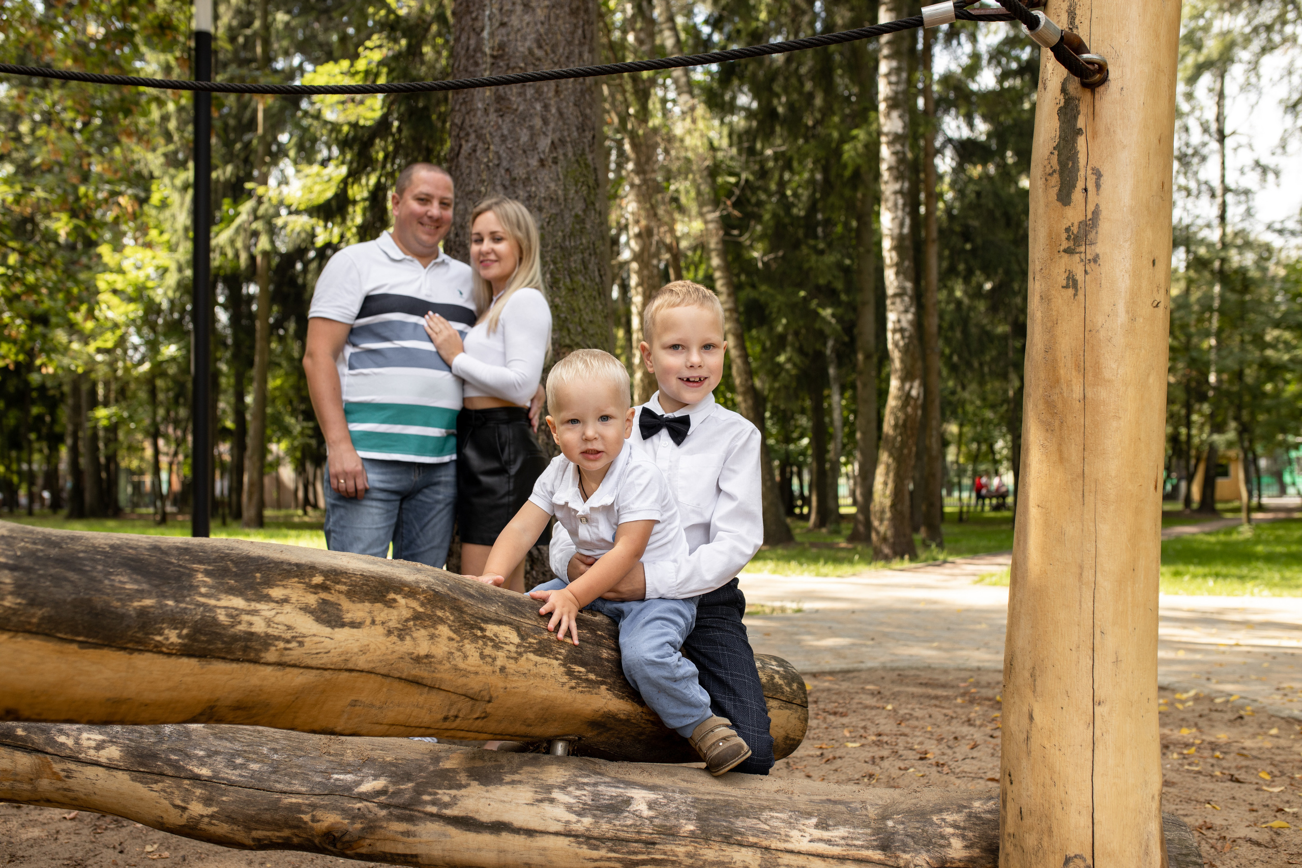 Семейная фотосессия в парке для Оли. Фотограф в Железнодорожном и Балашихе