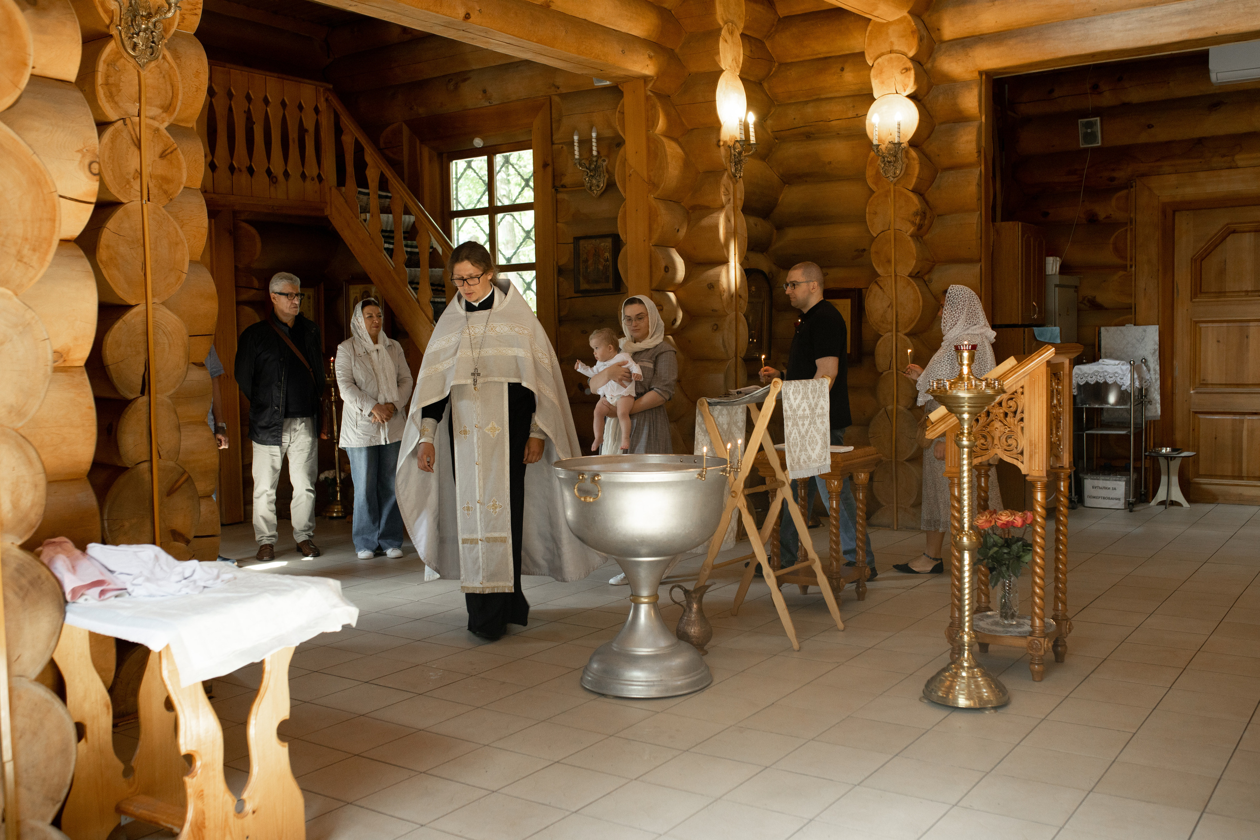 Фотосессия Таинства крещения ВНИИПО. Фотограф в Железнодорожном и Балашихе