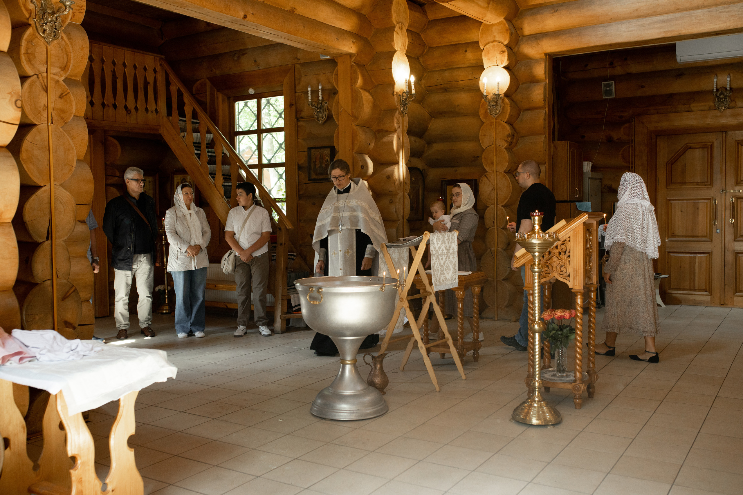 Фотосессия Таинства крещения ВНИИПО. Фотограф в Железнодорожном и Балашихе