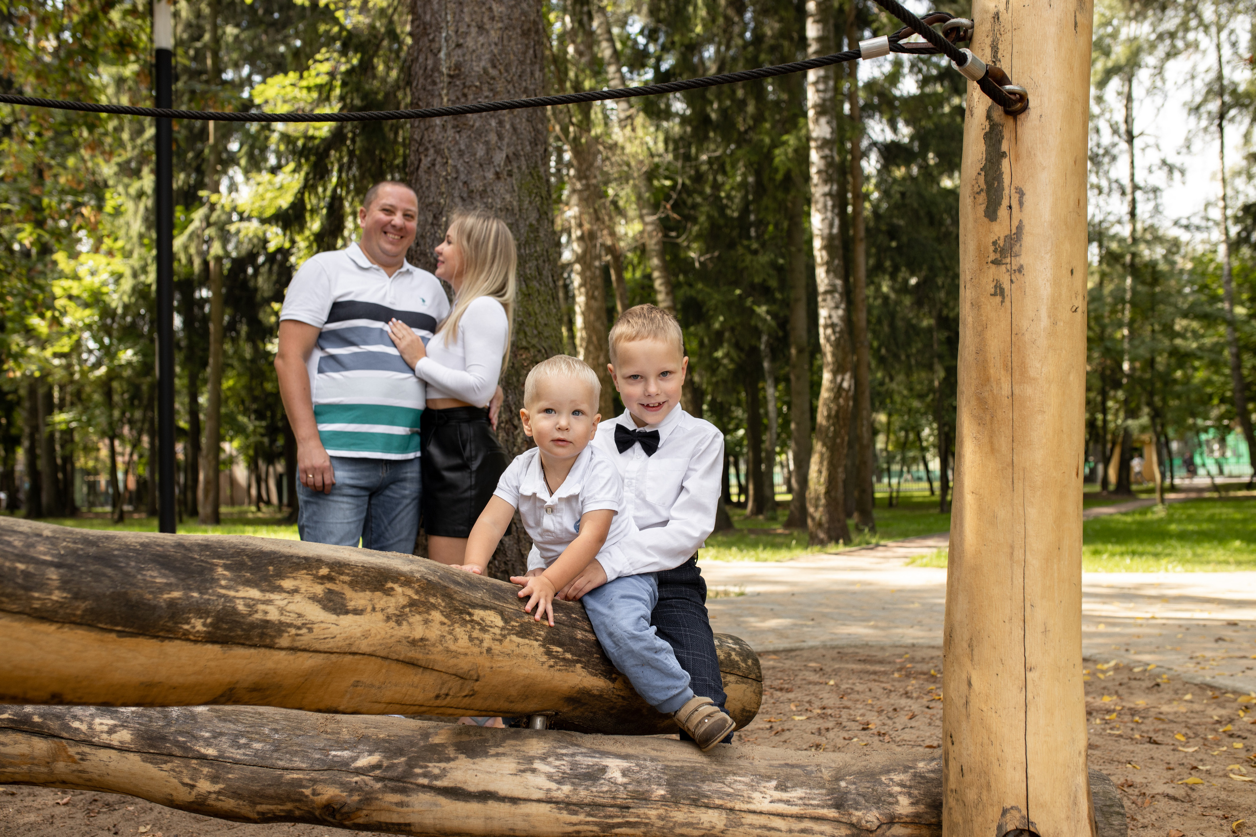 Семейная фотосессия в парке для Оли. Фотограф в Железнодорожном и Балашихе