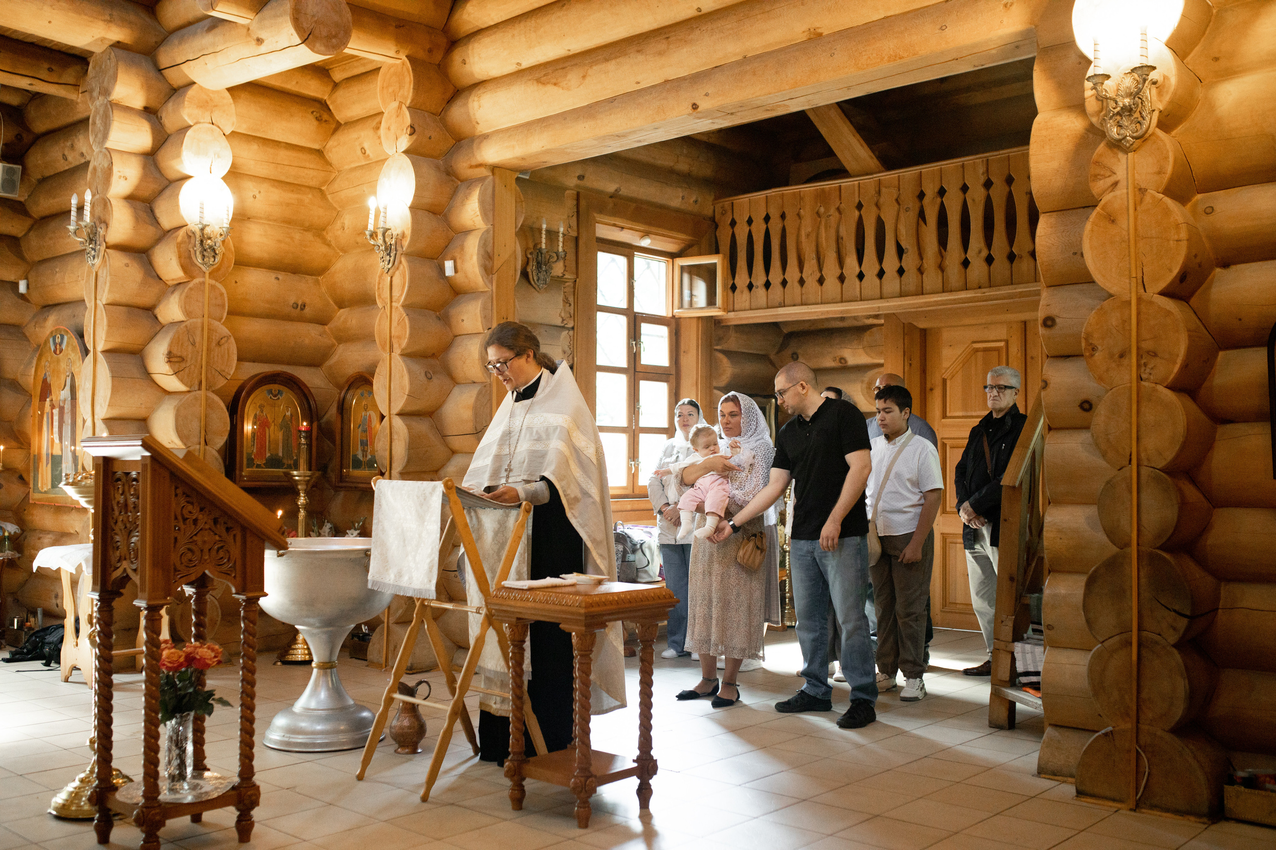 Фотосессия Таинства крещения ВНИИПО. Фотограф в Железнодорожном и Балашихе