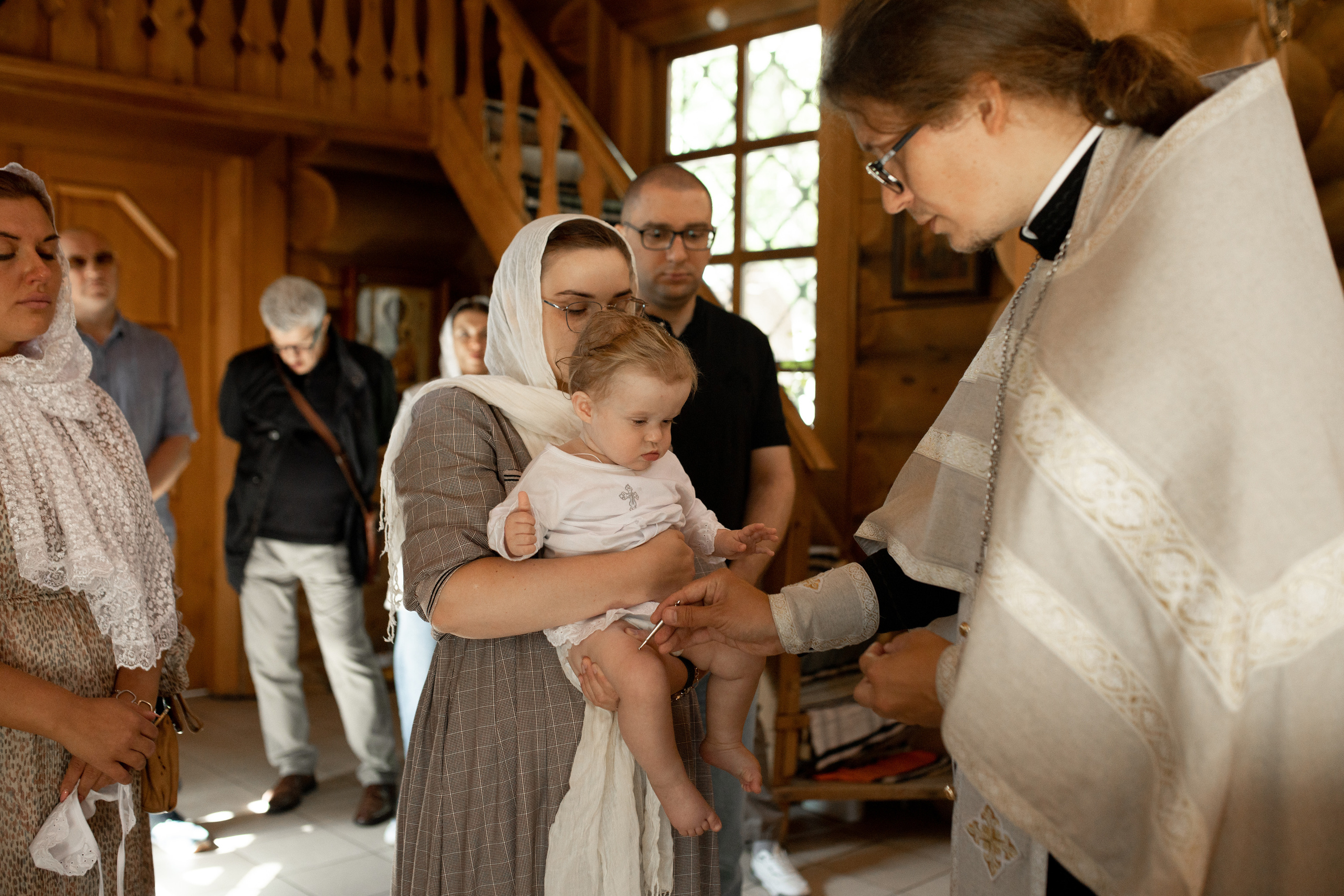 Фотосессия Таинства крещения ВНИИПО. Фотограф в Железнодорожном и Балашихе
