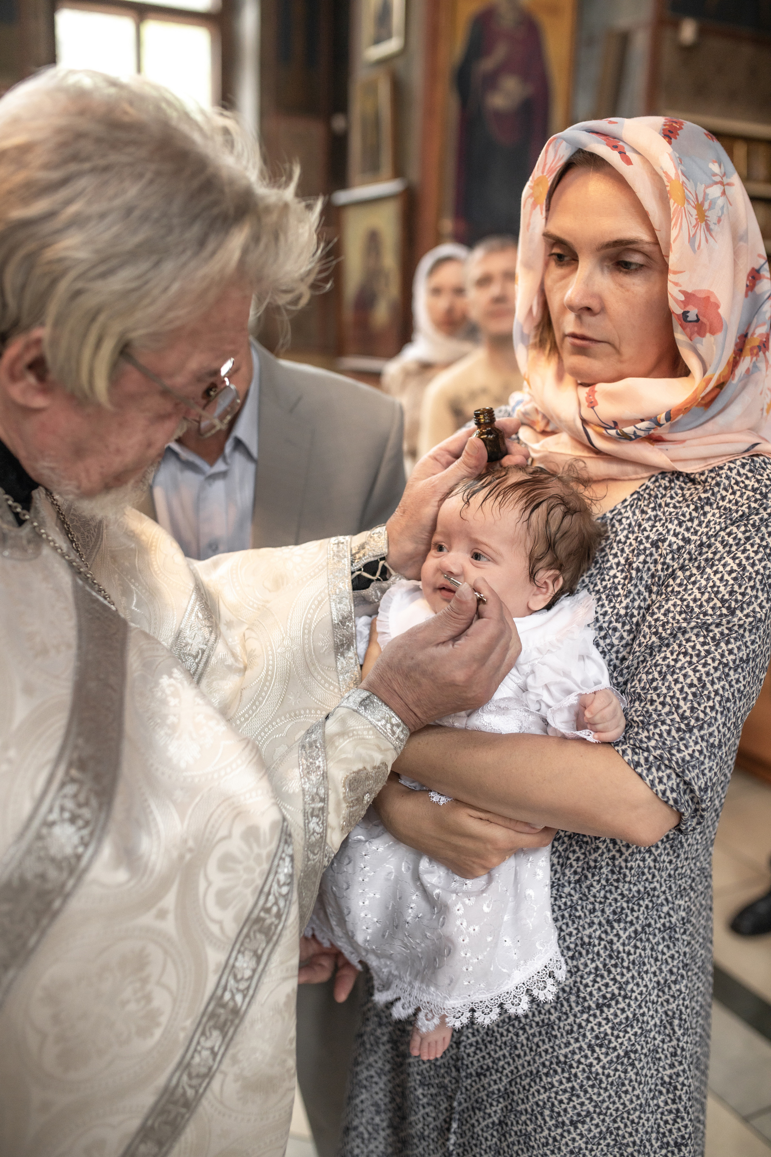 Таинство крещения Вероники. Фотограф в Железнодорожном и Балашихе