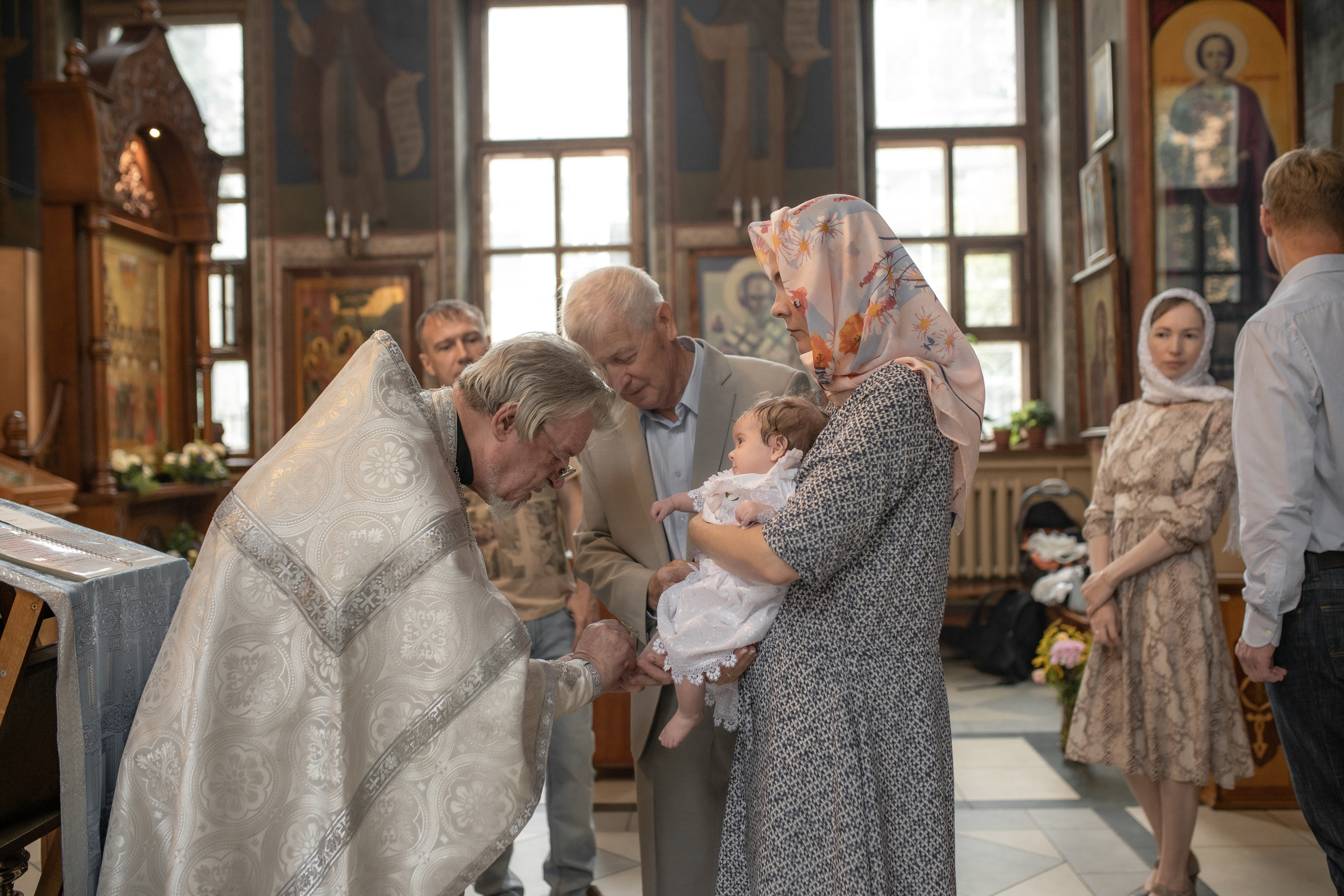 Таинство крещения Вероники. Фотограф в Железнодорожном и Балашихе