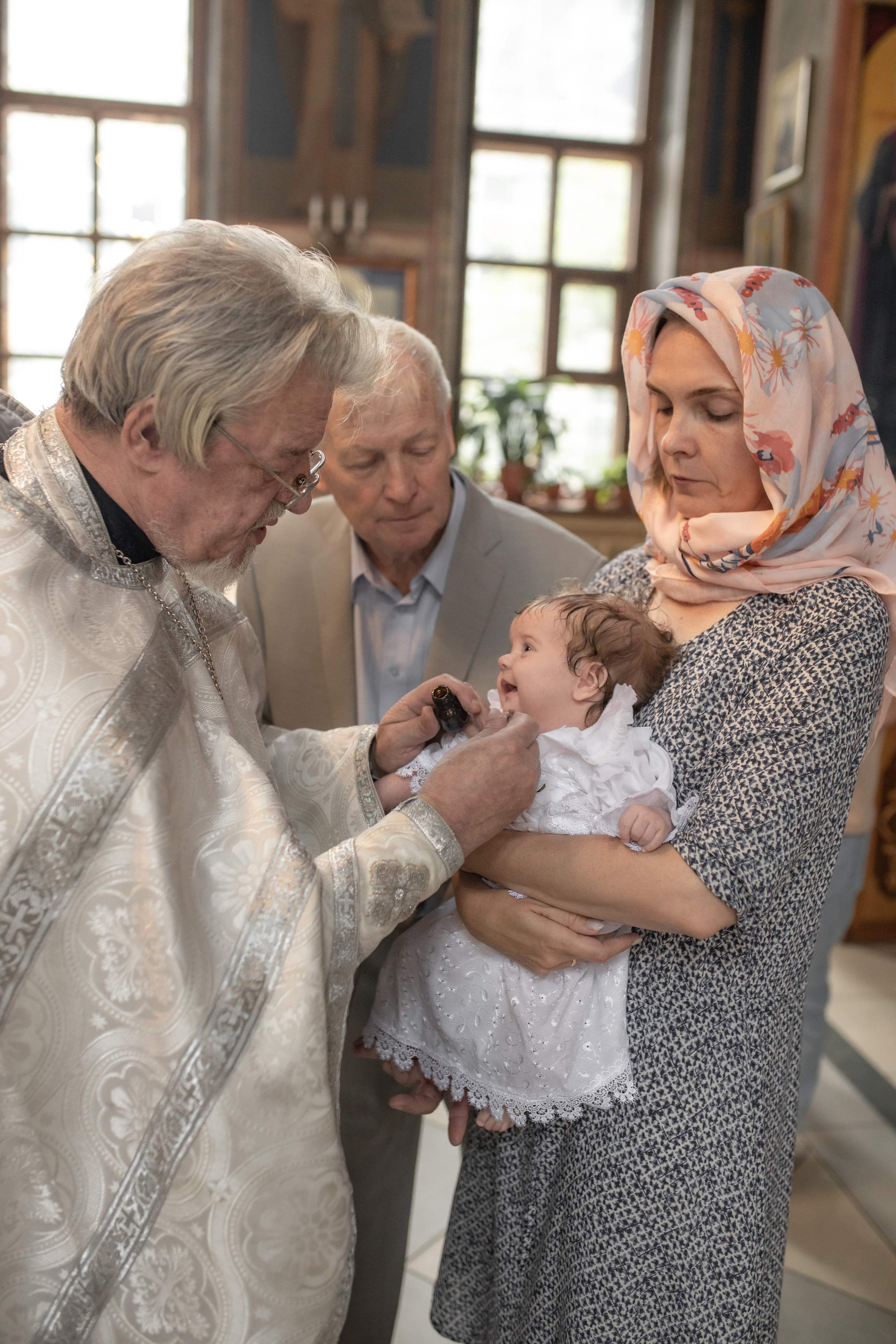 Таинство крещения Вероники. Фотограф в Железнодорожном и Балашихе