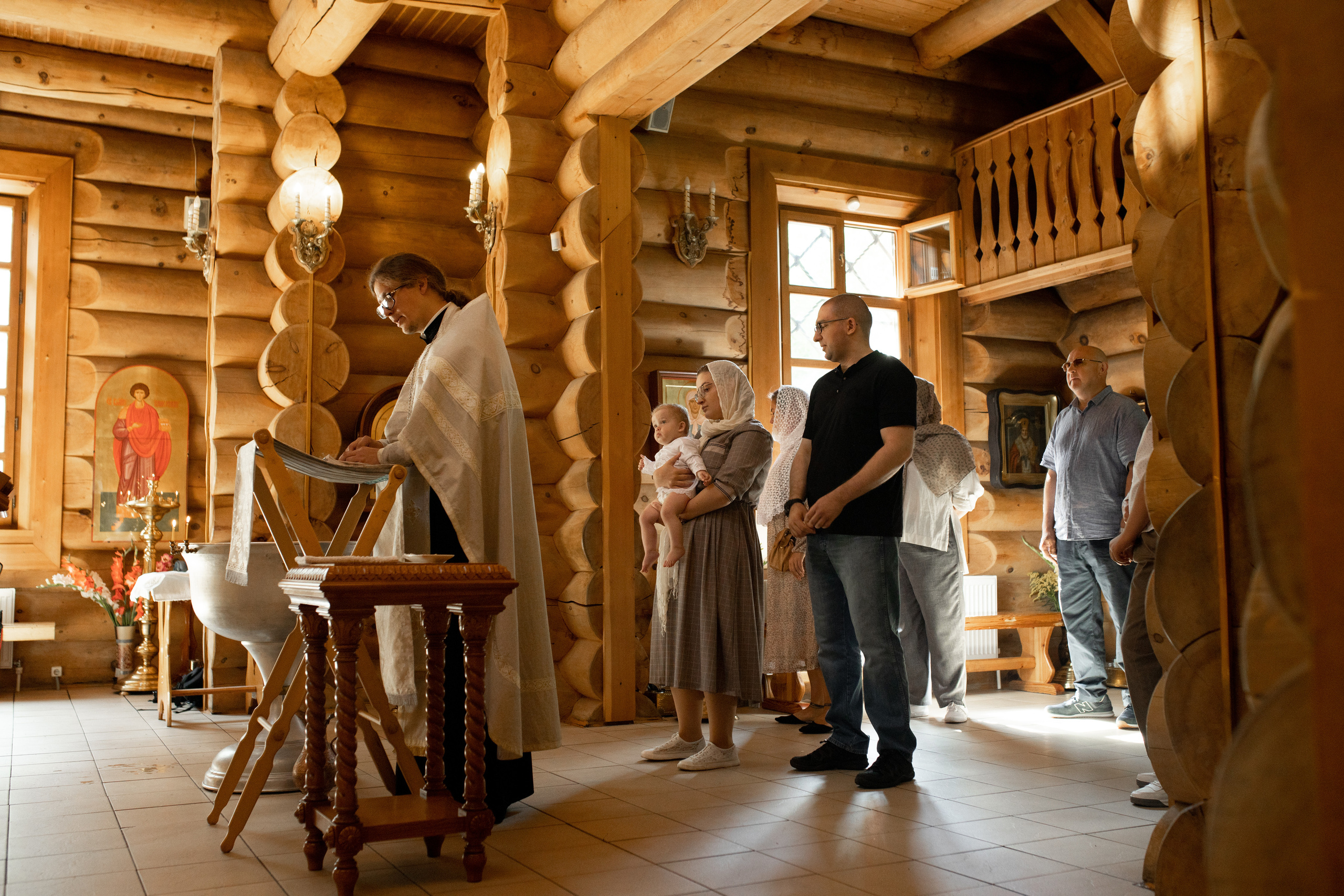 Фотосессия Таинства крещения ВНИИПО. Фотограф в Железнодорожном и Балашихе