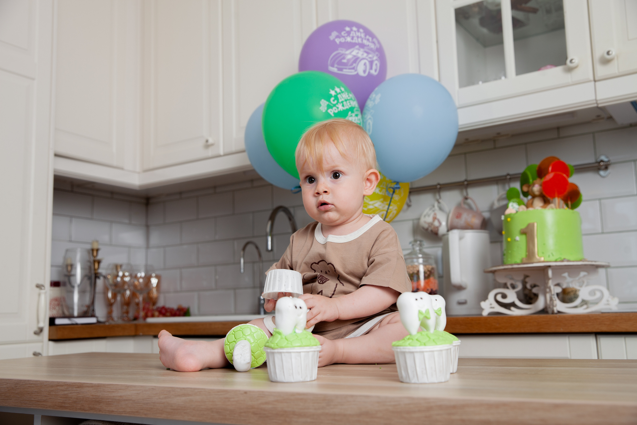 Фотосессия на годик Андраника. Фотограф в Железнодорожном и Балашихе