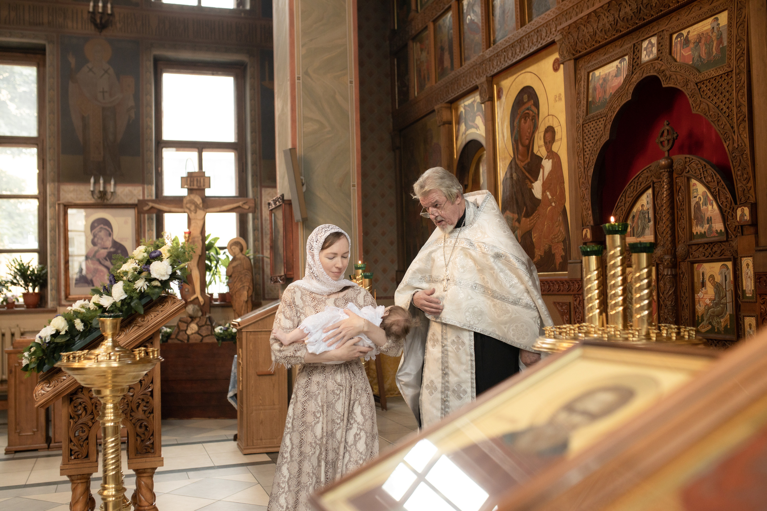 Таинство крещения Вероники. Фотограф в Железнодорожном и Балашихе