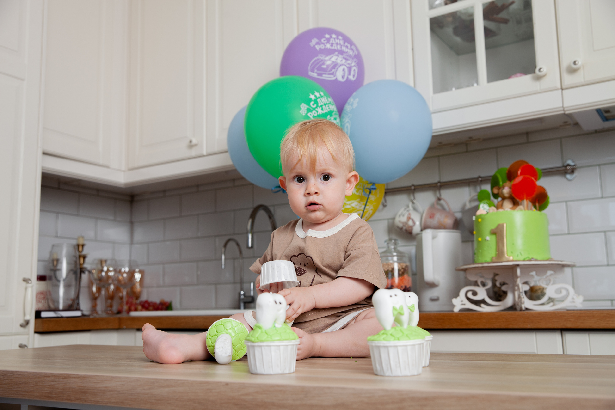 Фотосессия на годик Андраника. Фотограф в Железнодорожном и Балашихе
