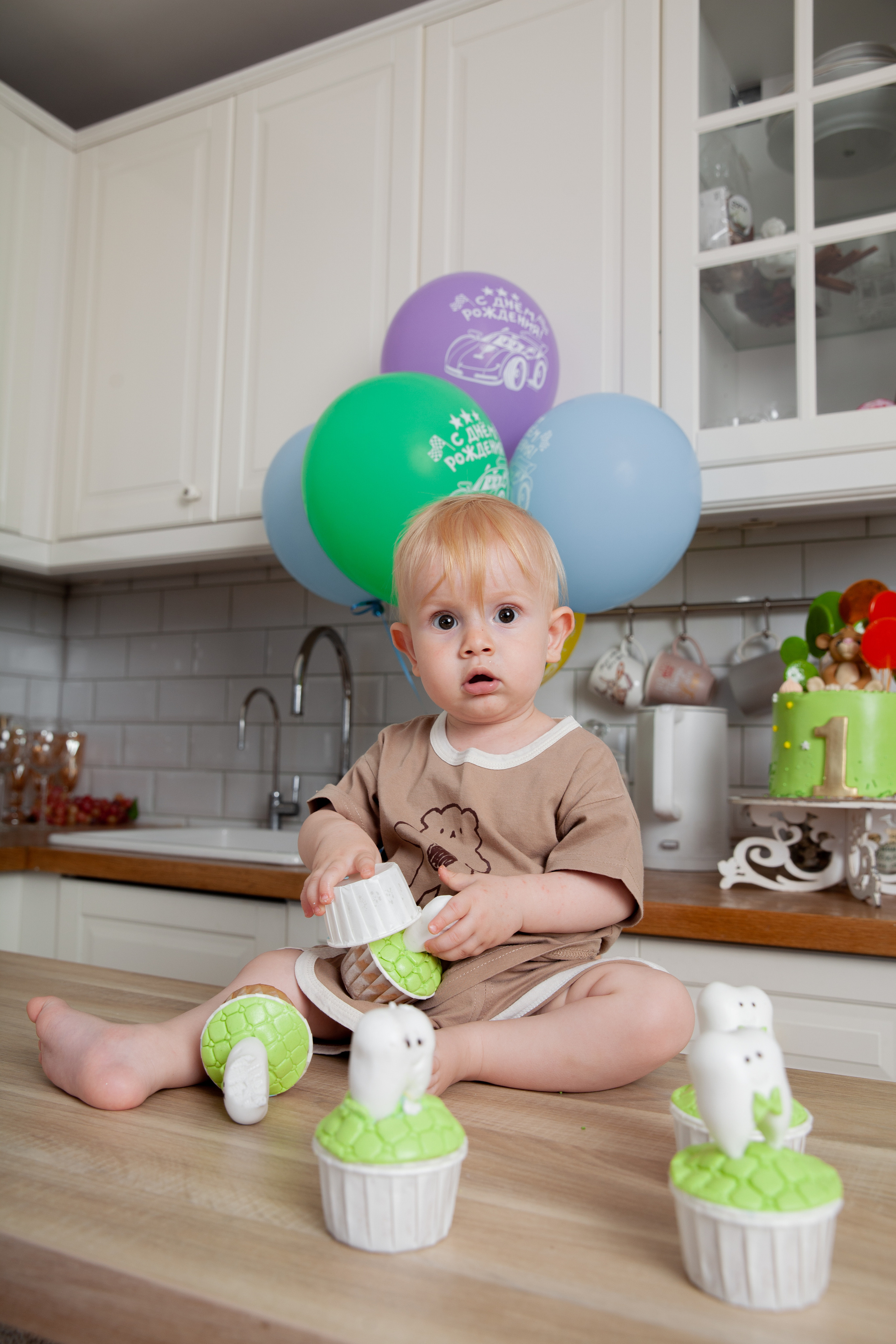 Фотосессия на годик Андраника. Фотограф в Железнодорожном и Балашихе