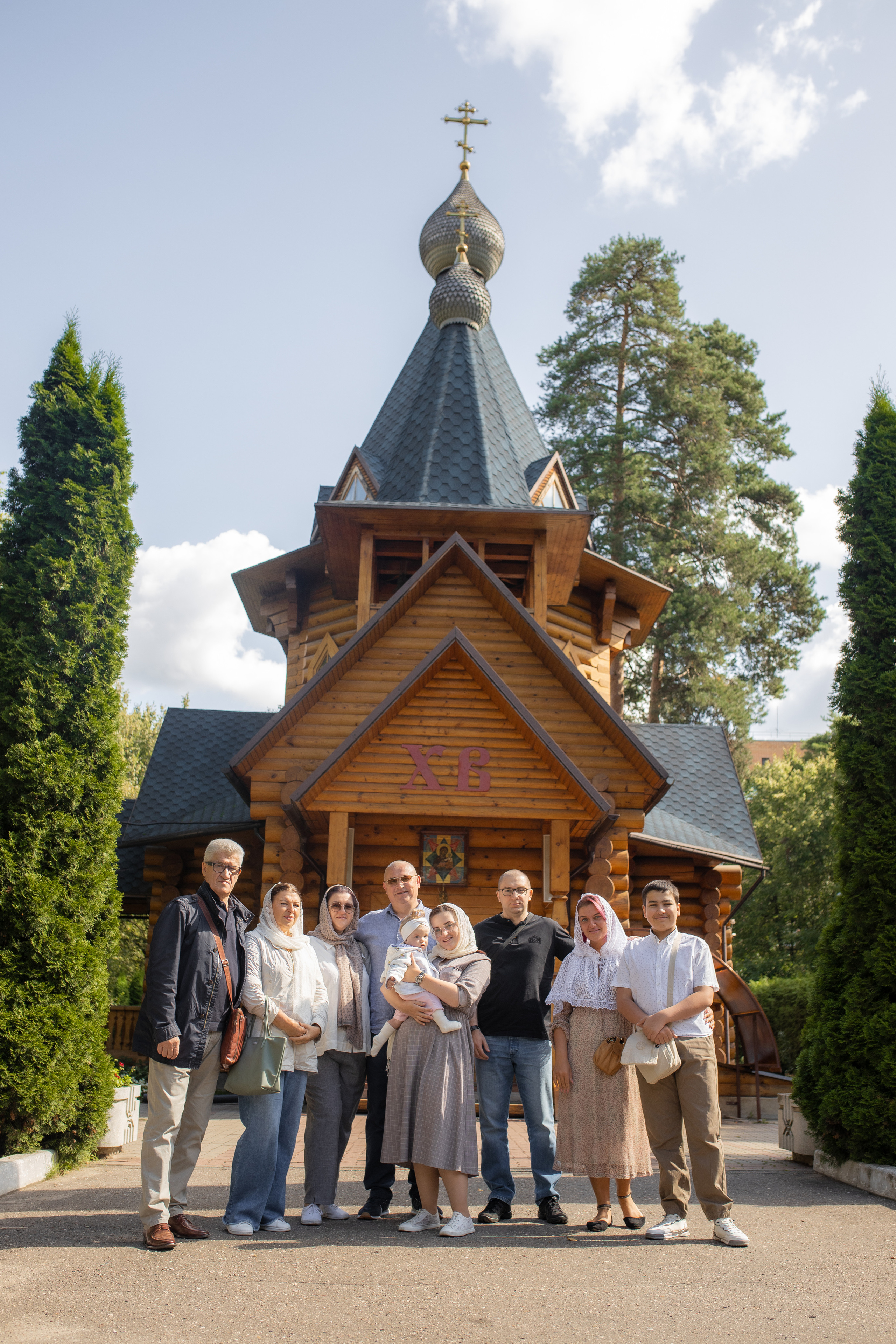 Фотосессия Таинства крещения ВНИИПО. Фотограф в Железнодорожном и Балашихе