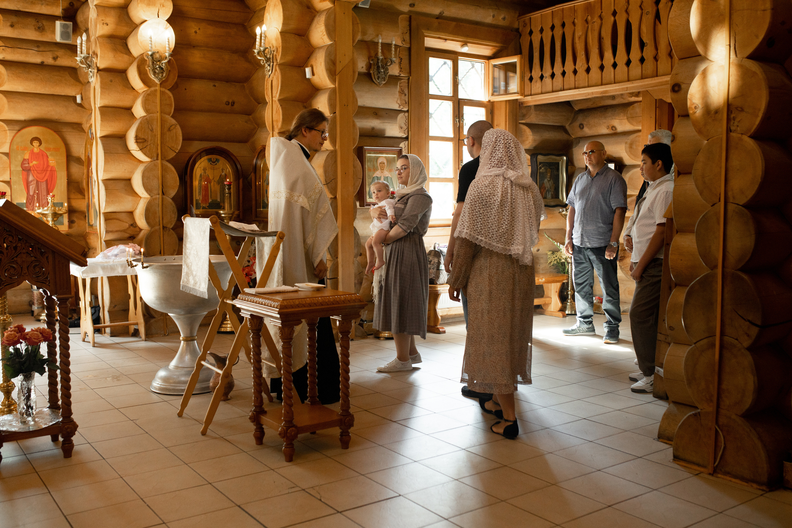 Фотосессия Таинства крещения ВНИИПО. Фотограф в Железнодорожном и Балашихе