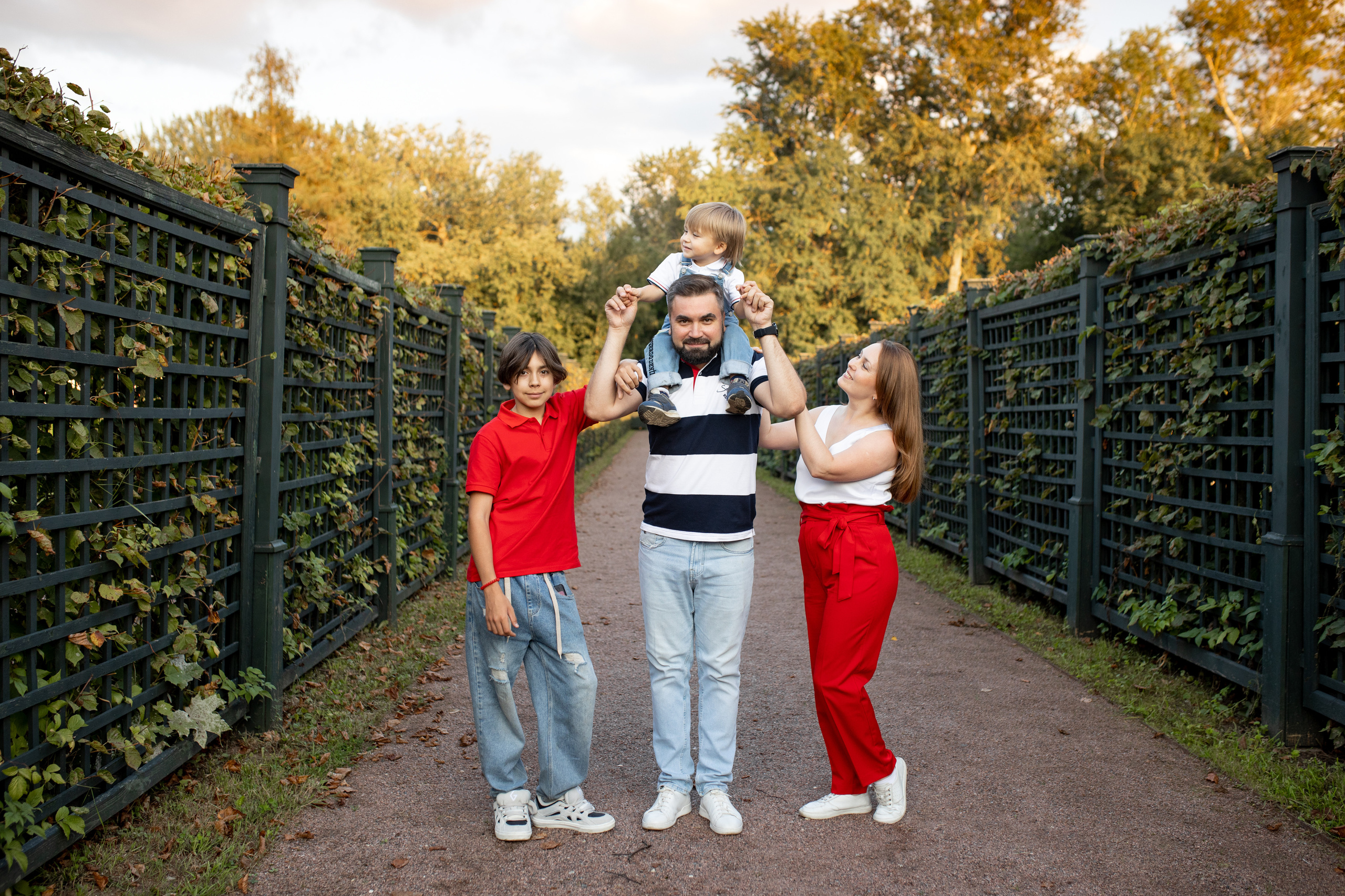Семейная фотосессия в Кусково. Фотограф в Железнодорожном и Балашихе