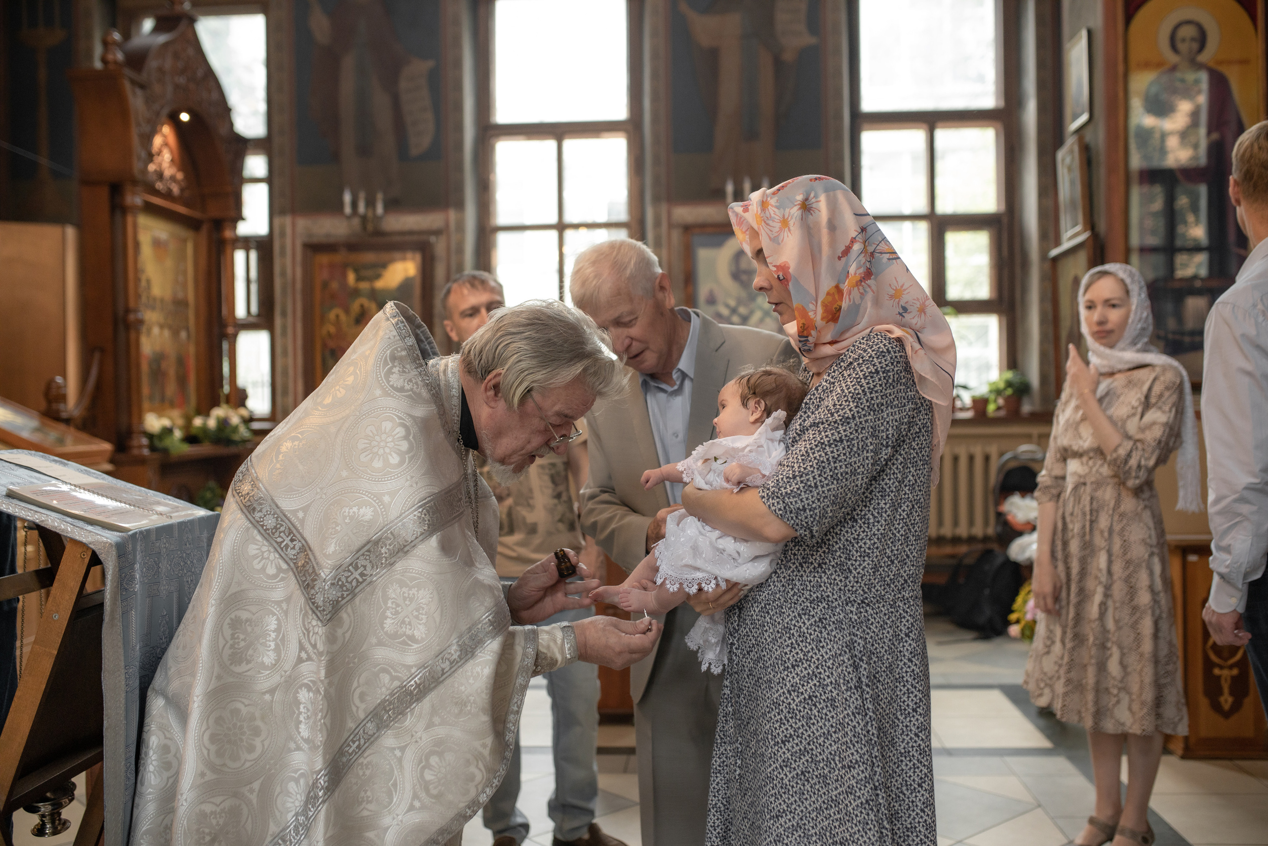Таинство крещения Вероники. Фотограф в Железнодорожном и Балашихе