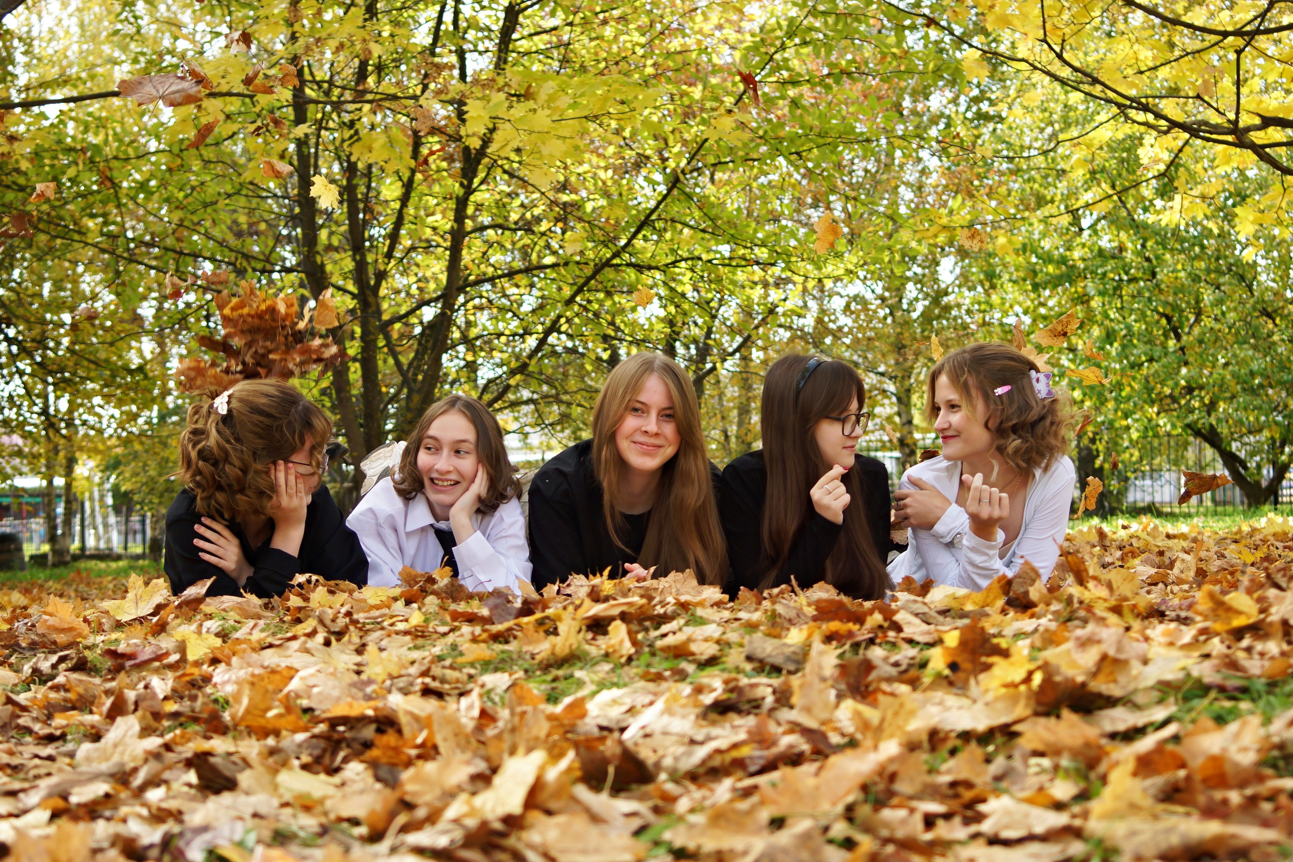 Осенняя фотосессия в школе г. Йошкар-Ола