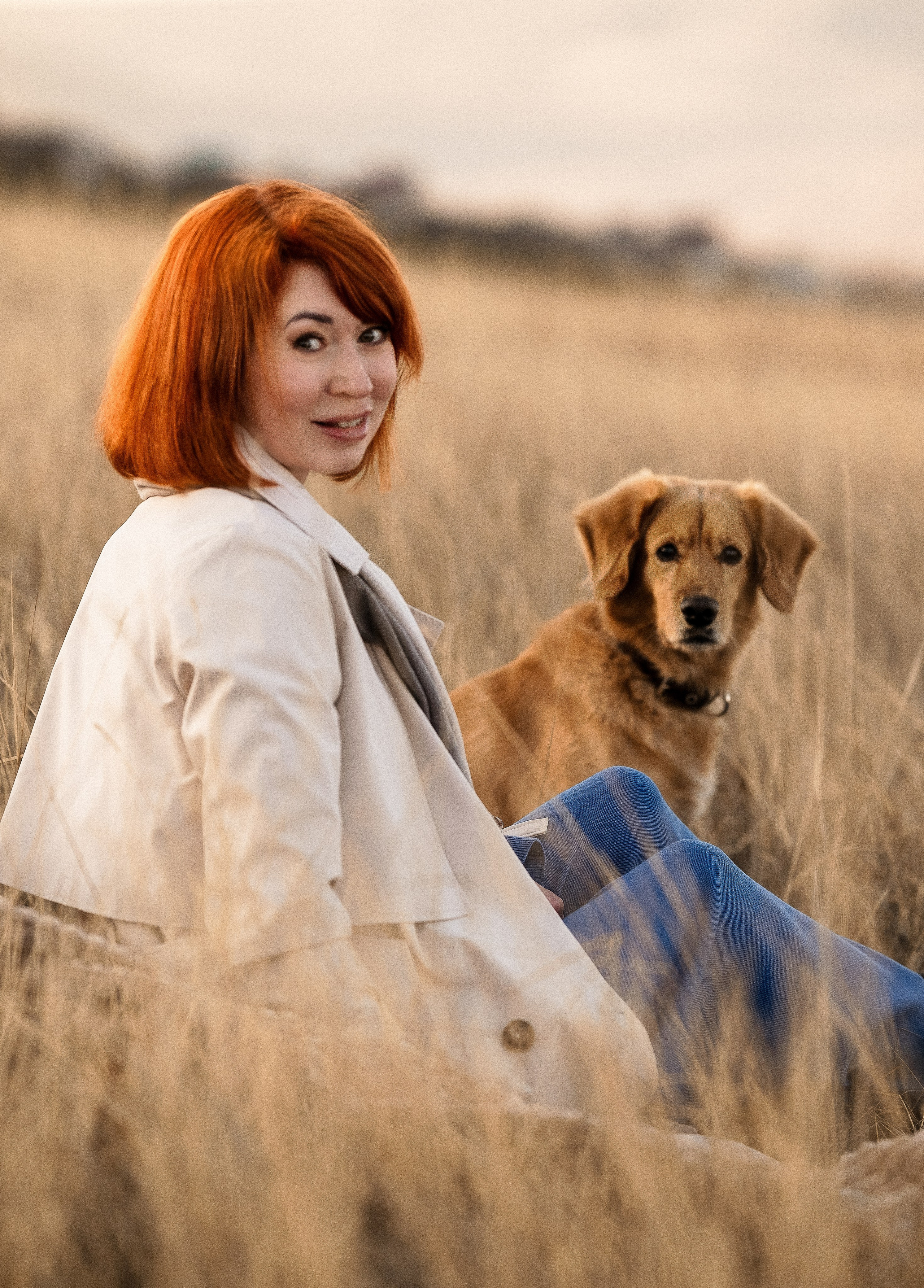 Фотосессия с собакой. Портретный фотограф в Чите Анна Камратова. Помогу Вам создать историю, в которой Вы — главный герой!