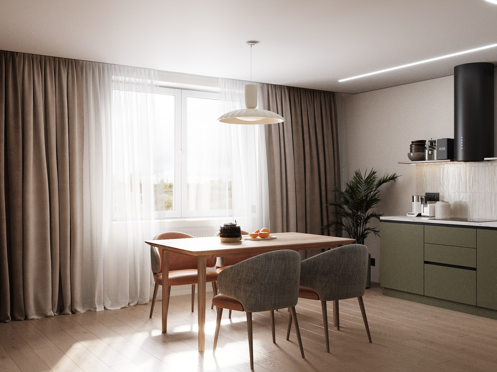 Г. Екатеринбург, М1 жилой комплекс, 81,3 м². БК студия дизайна интерьера