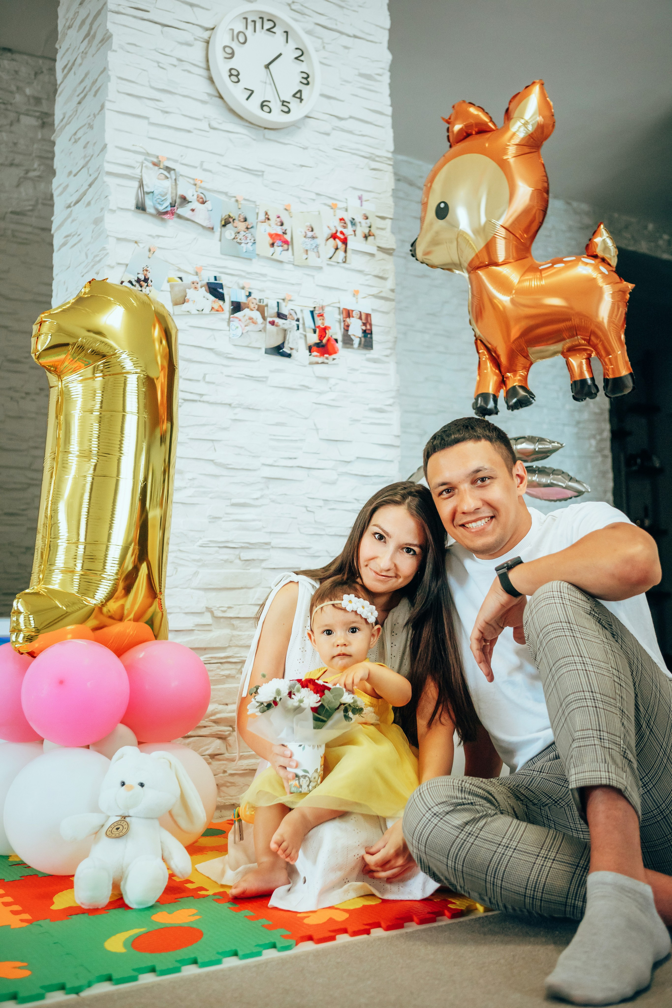 Первый День Рождения Вики. Семейный и детский фотограф в г. Новосибирске Макеева Анастасия