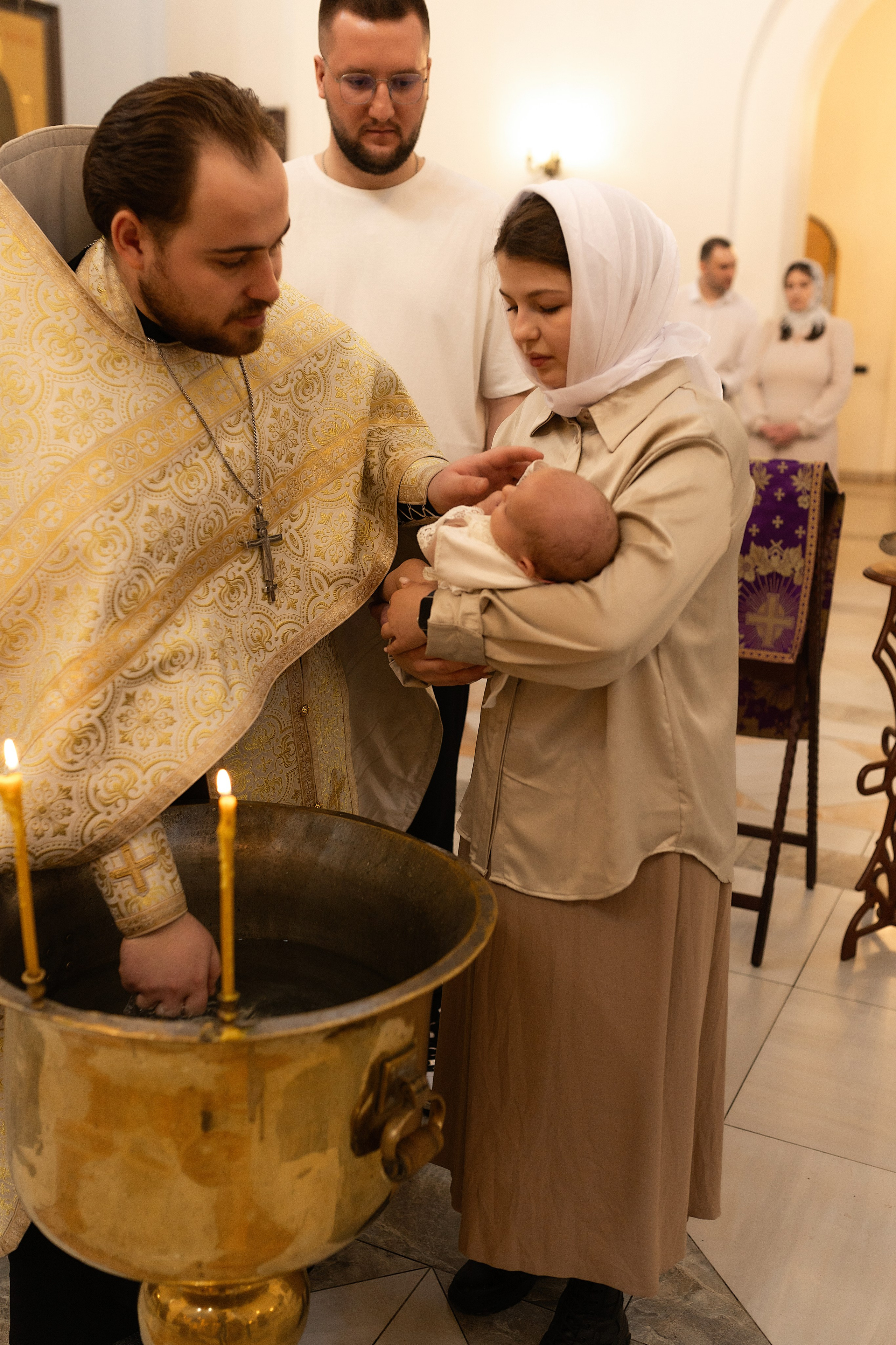Таинство крещения Алисы. Фотограф в Железнодорожном и Балашихе
