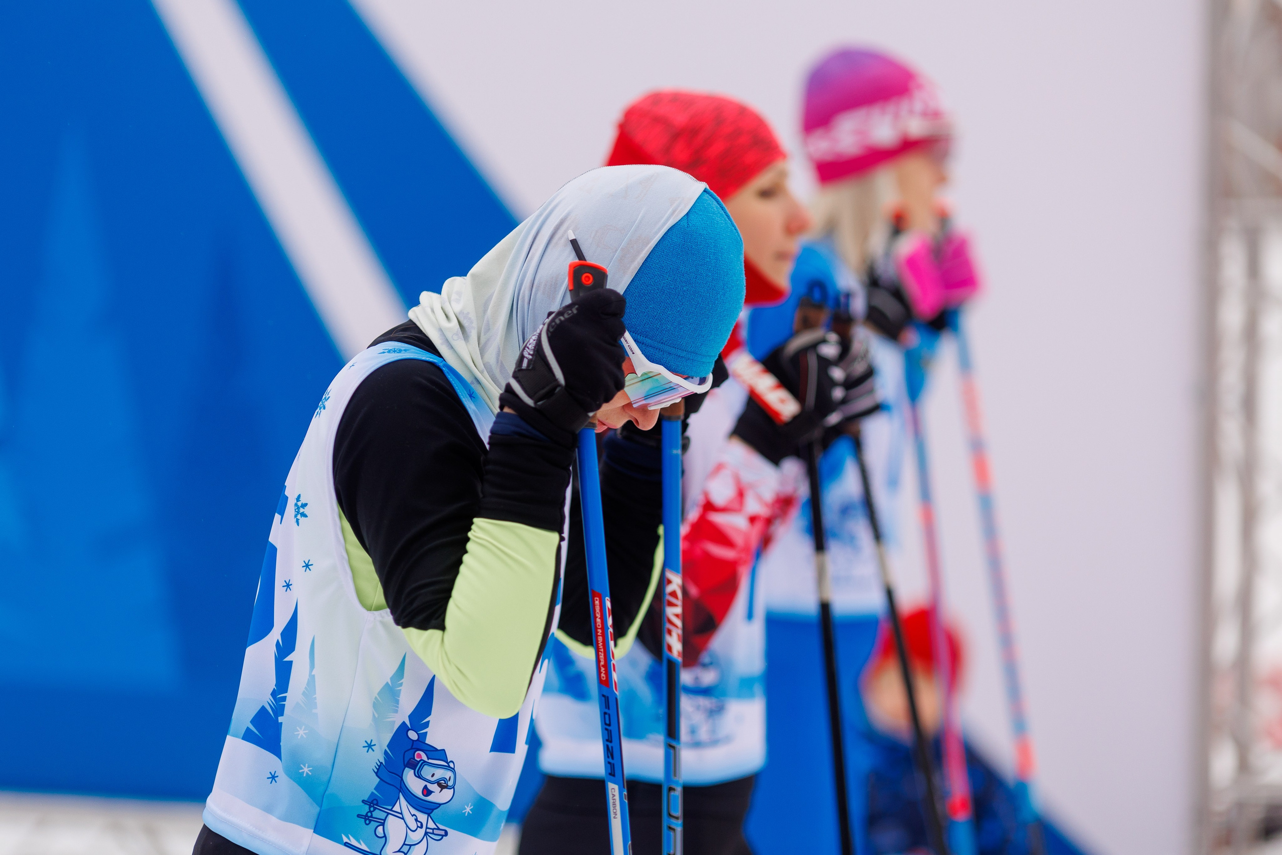 Фотосъемка лыжной гонки. Репортажный фотограф Борис Геер