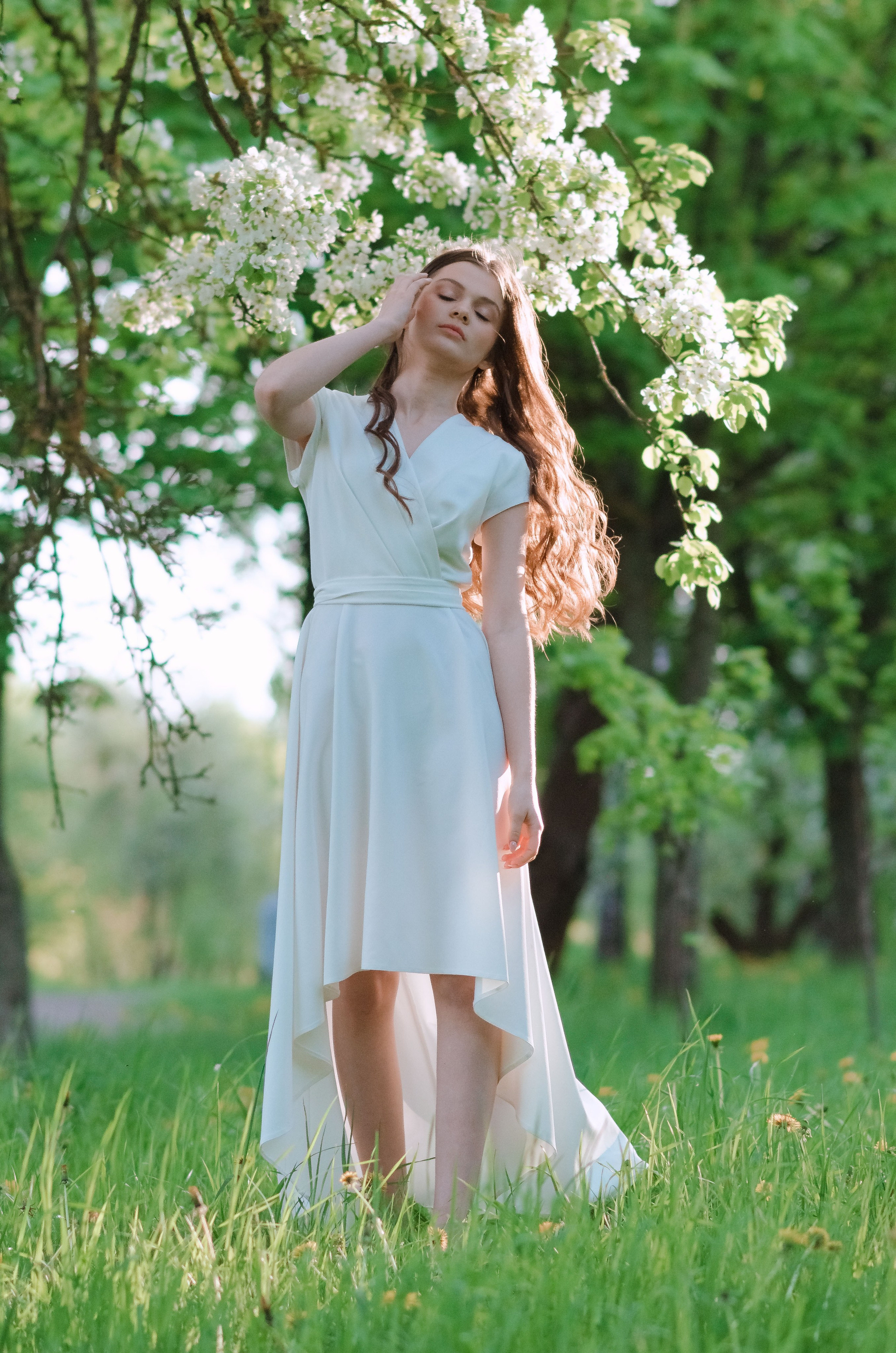 Анна Весеннее цветение. Семейный фотограф на выписку из роддома и крещение Минск Настя Гришук