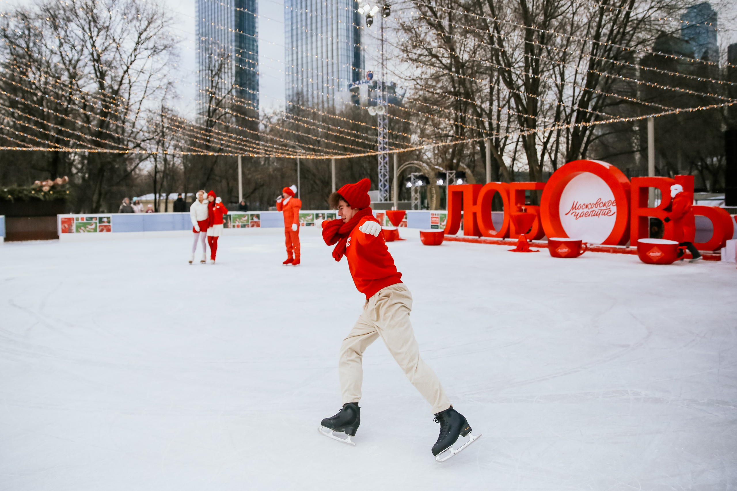 Ледовое шоу Сити каток Московское Чаепитие. Фотограф и видеограф Анна Домашенко