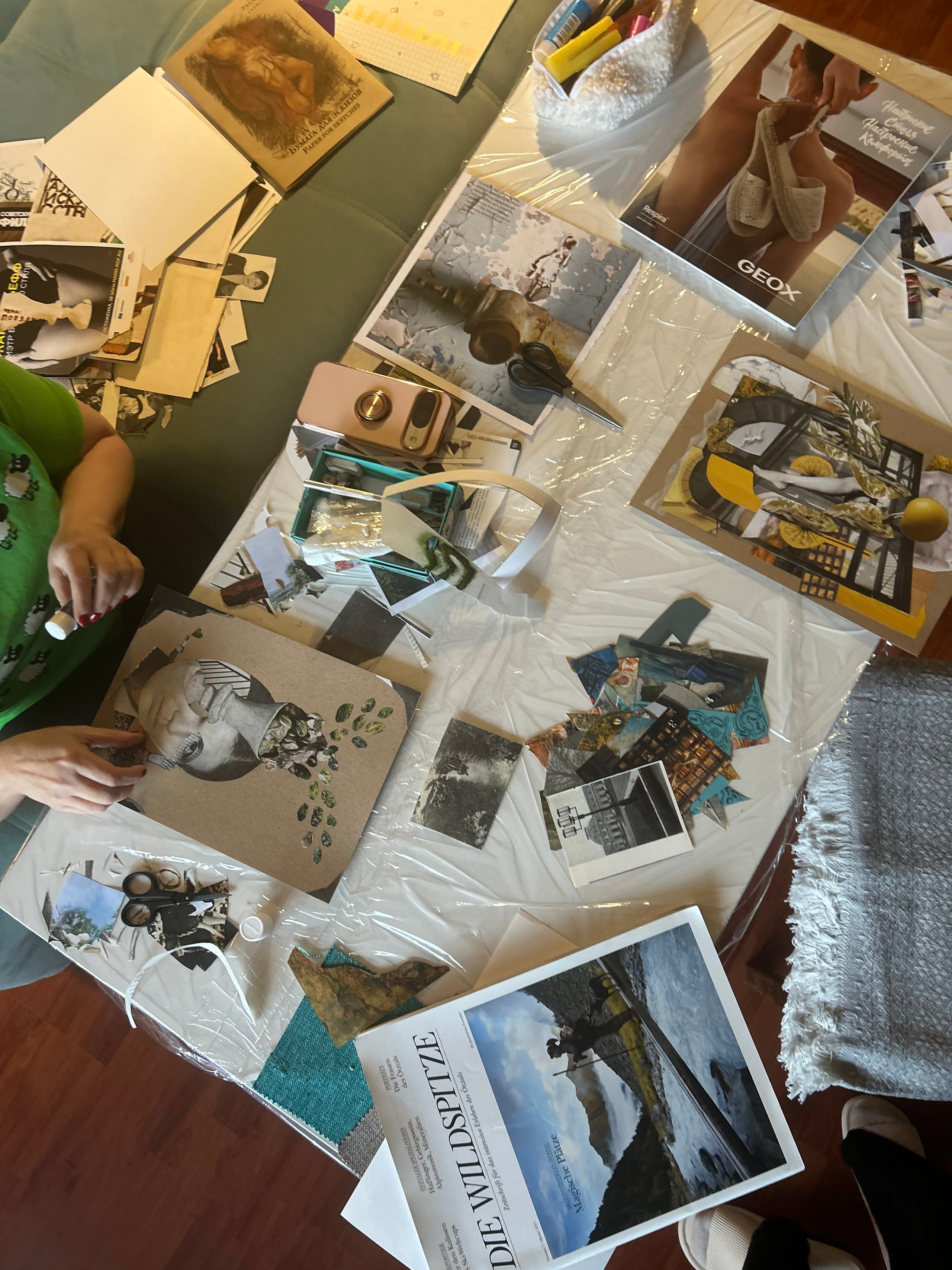 Коллажный клуб. Коллажи Анны Колесовой (Ню)