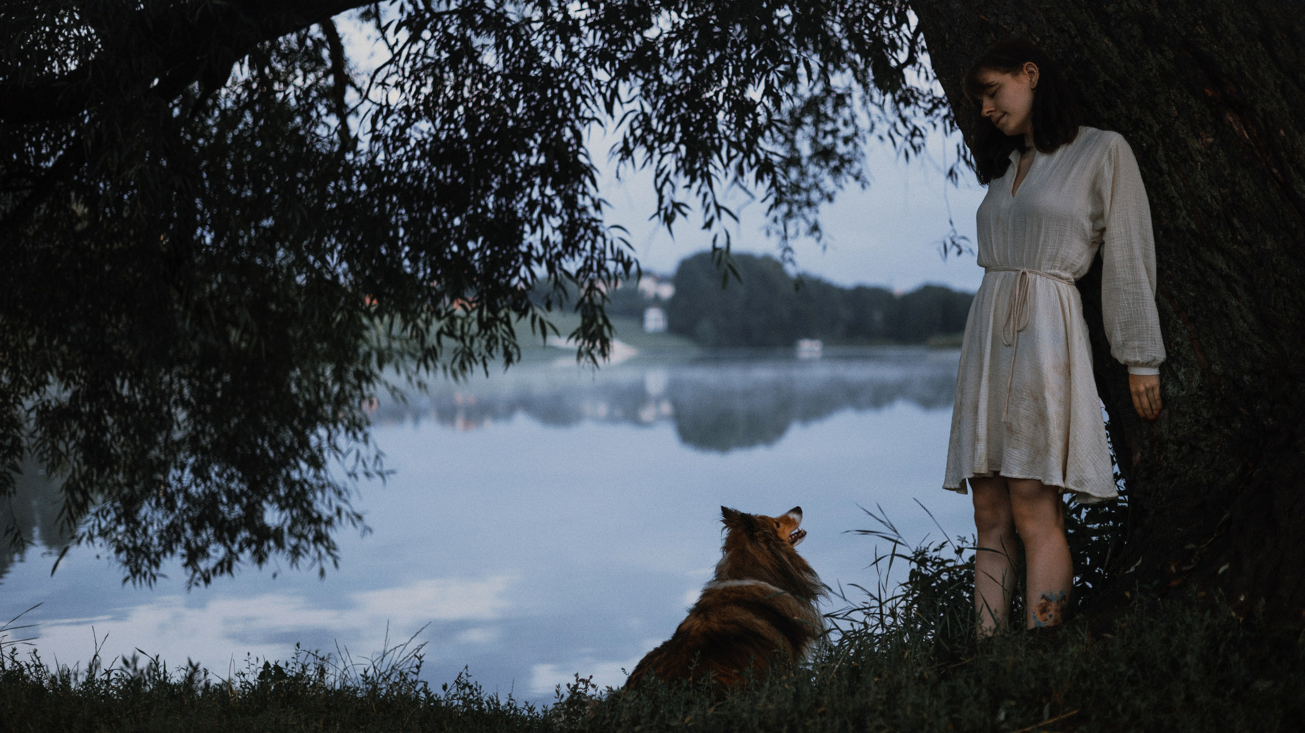 Аня и Скай. Фотограф-анималист Богданова Полина