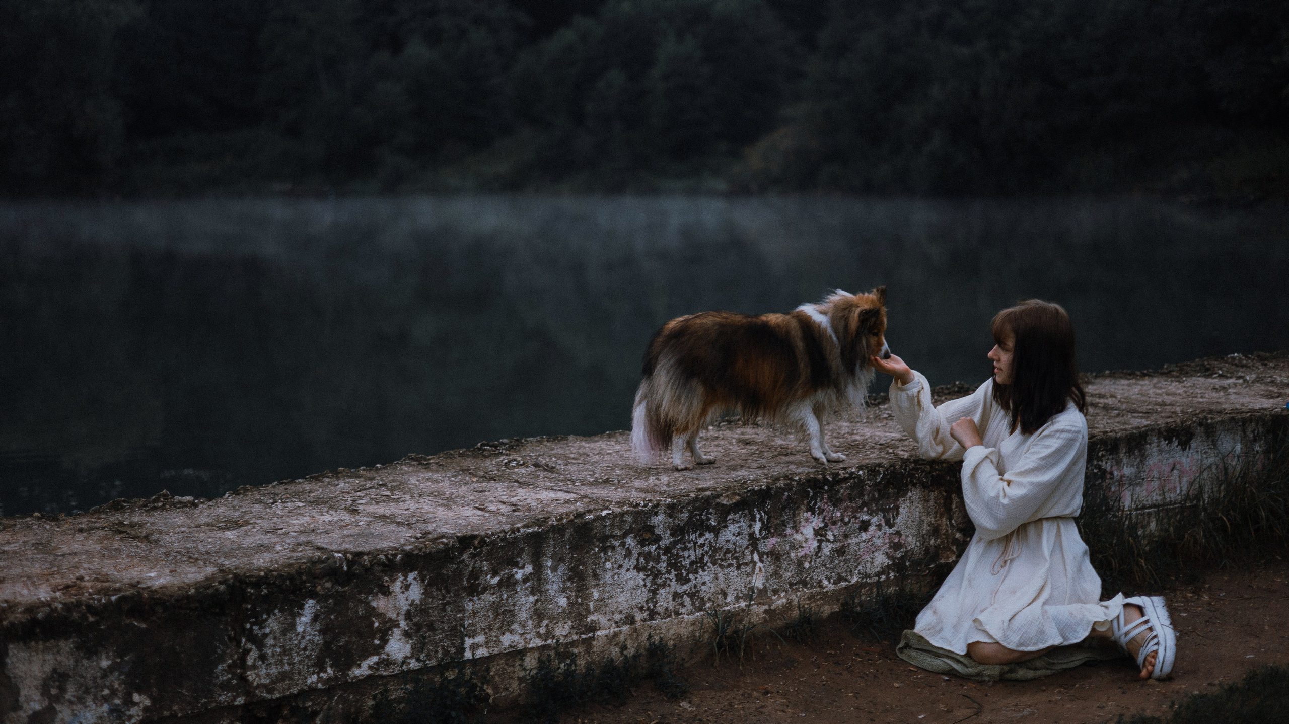 Аня и Скай. Фотограф-анималист Богданова Полина