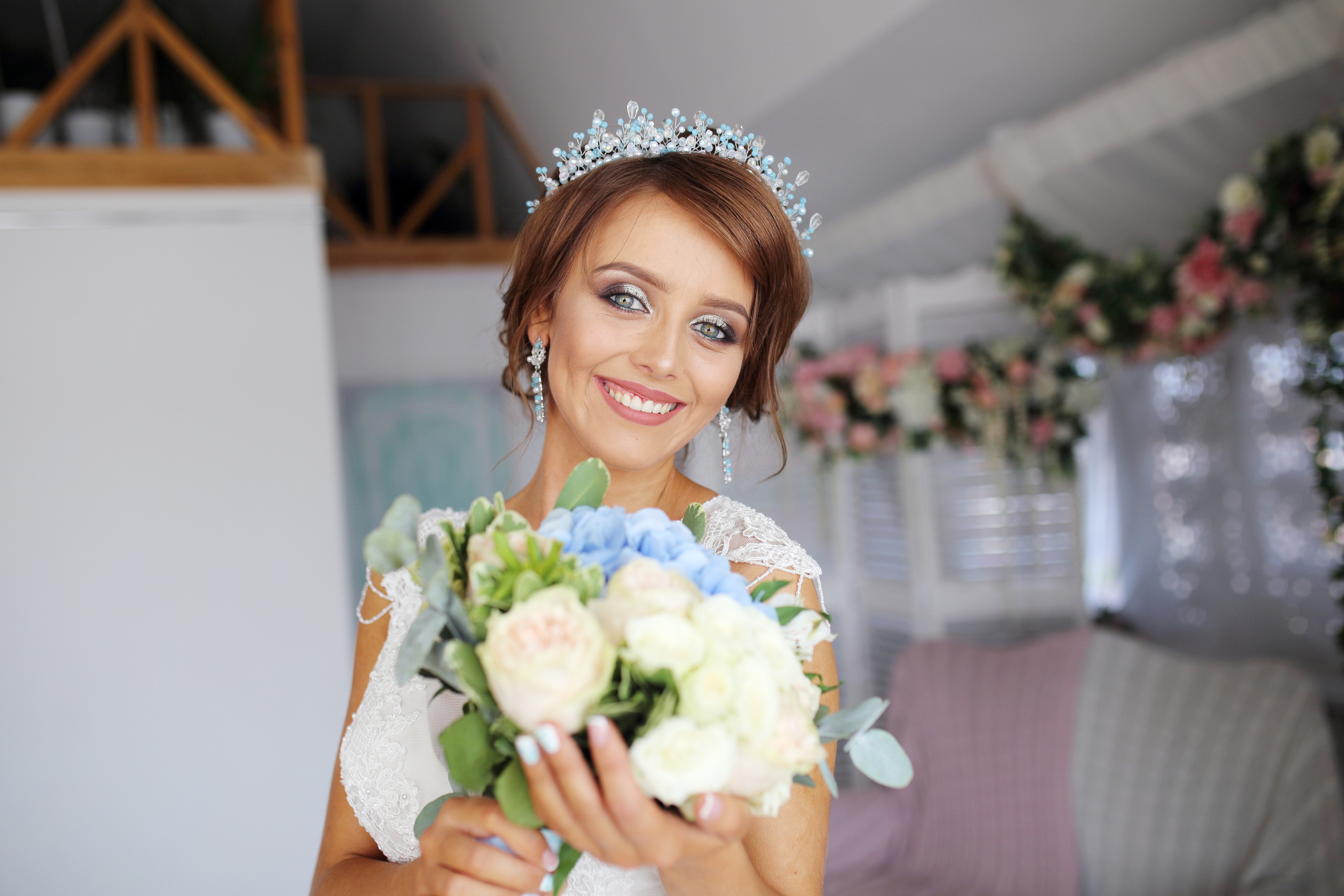 Свадьба Иркутск, красивая улыбка невесты