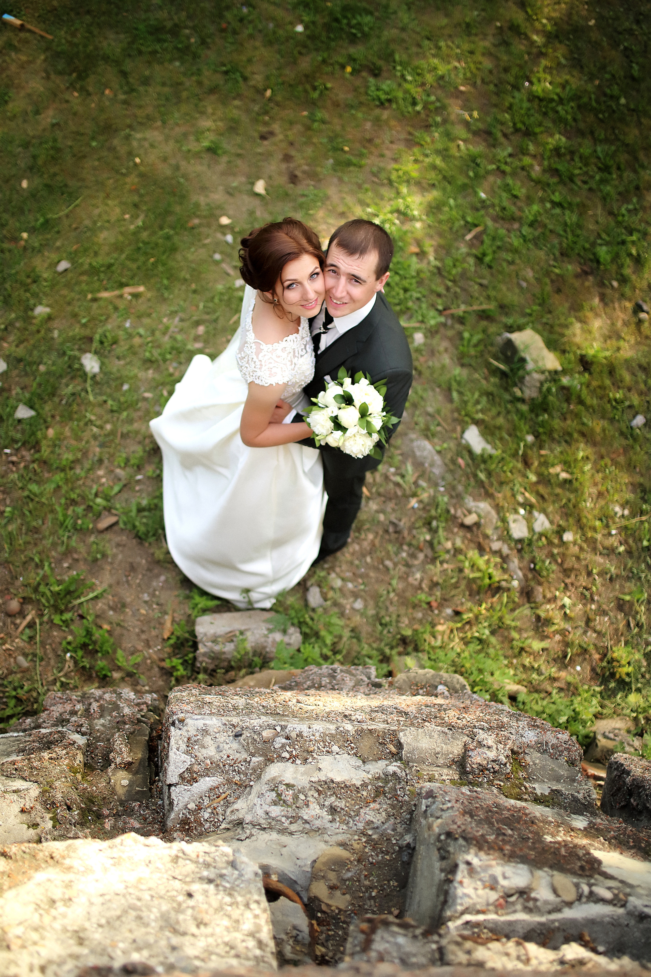 Иркутск, свадебная фотография с высоты